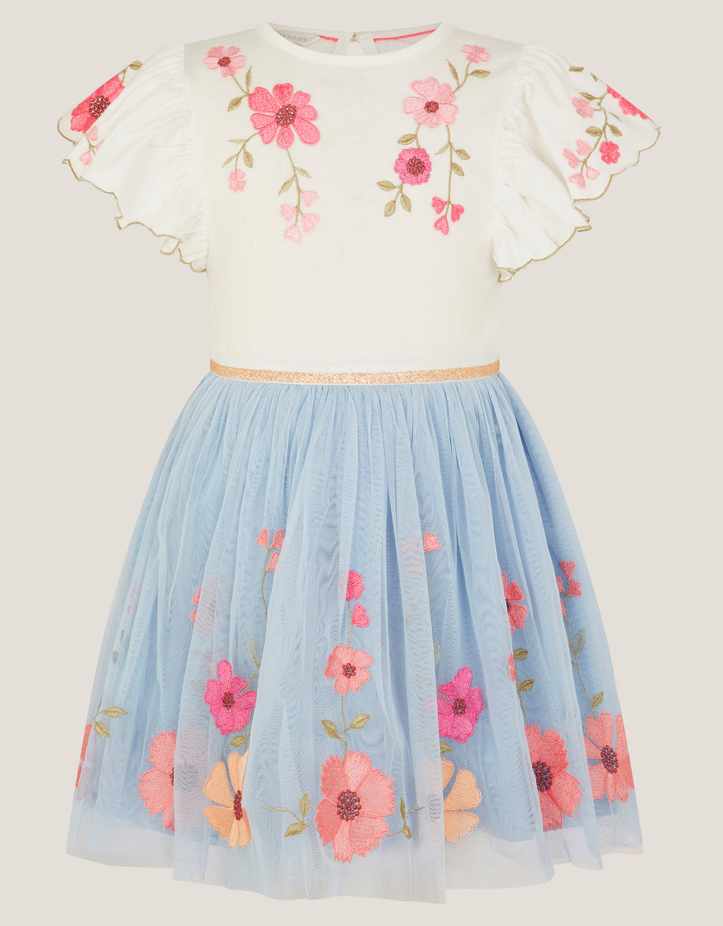 HALJINA - 3D FLOWER DISCO DRESS