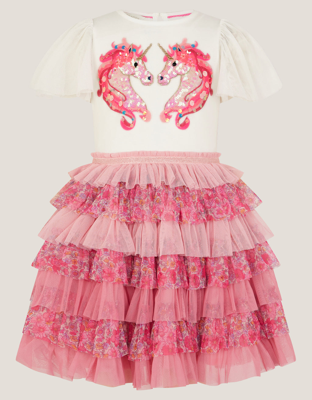HALJINA - SS UNCRN DSCO DITSY DRESS