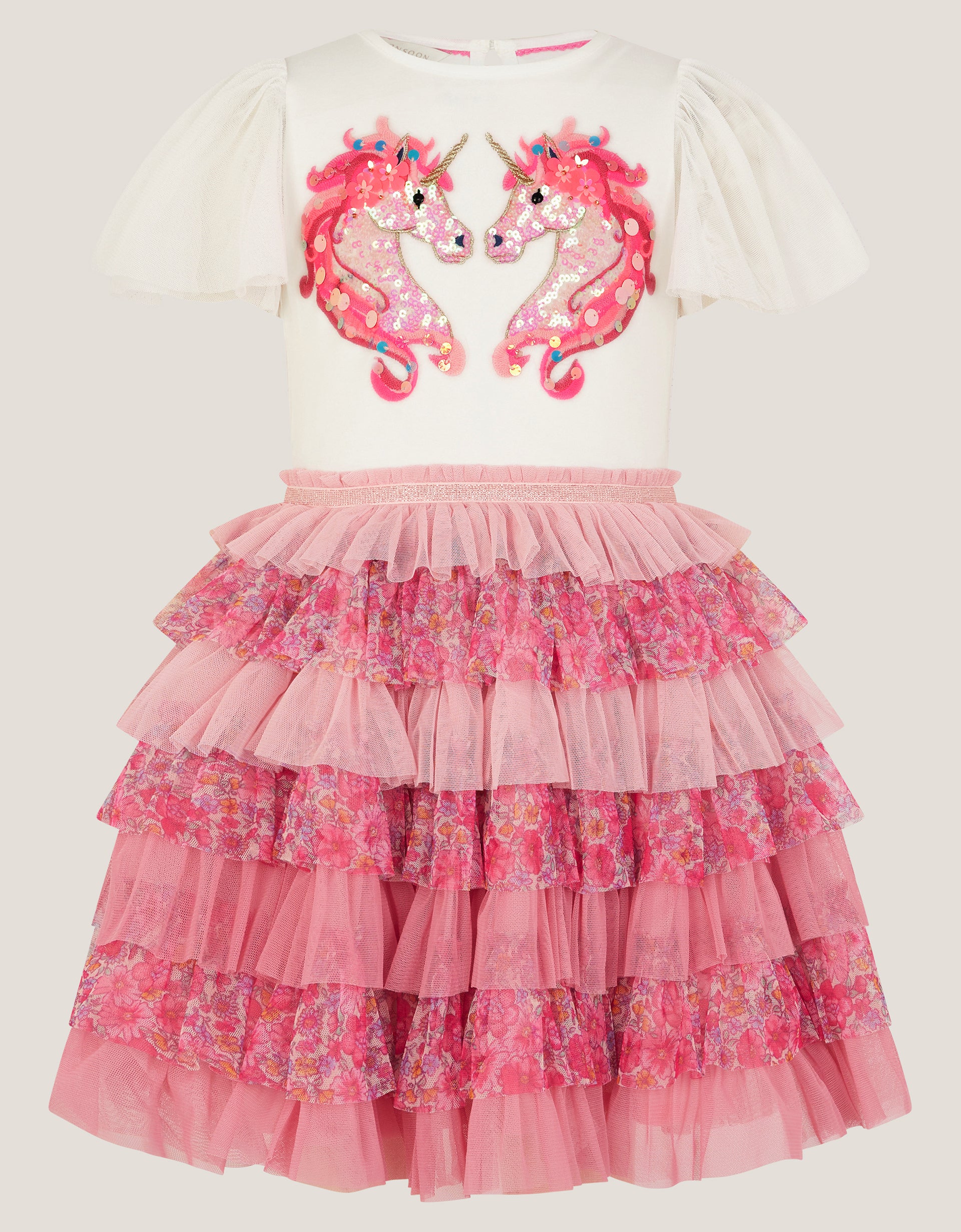 HALJINA - SS UNCRN DSCO DITSY DRESS