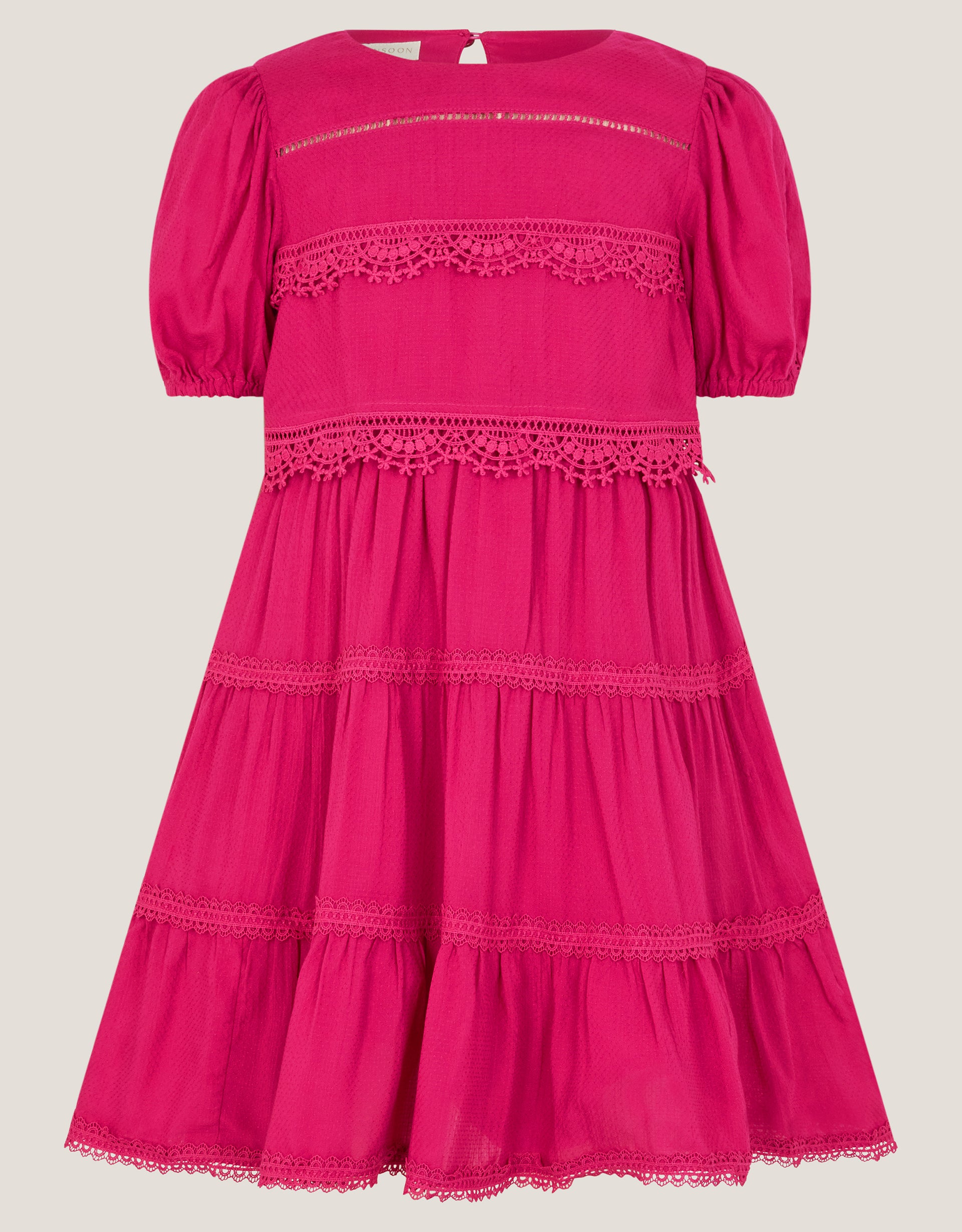 HALJINA - TEXTURED TIER DOBBY DRESS