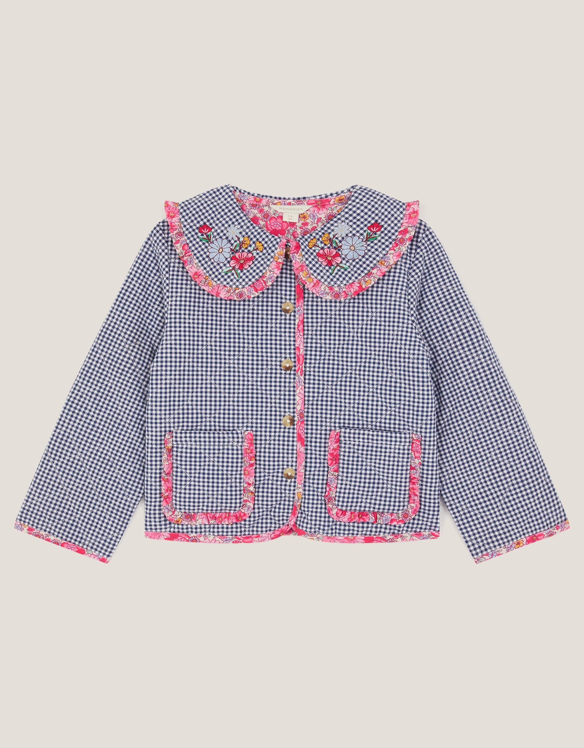 JAKNA - TRSRE TROVE GINGHAM JACKE