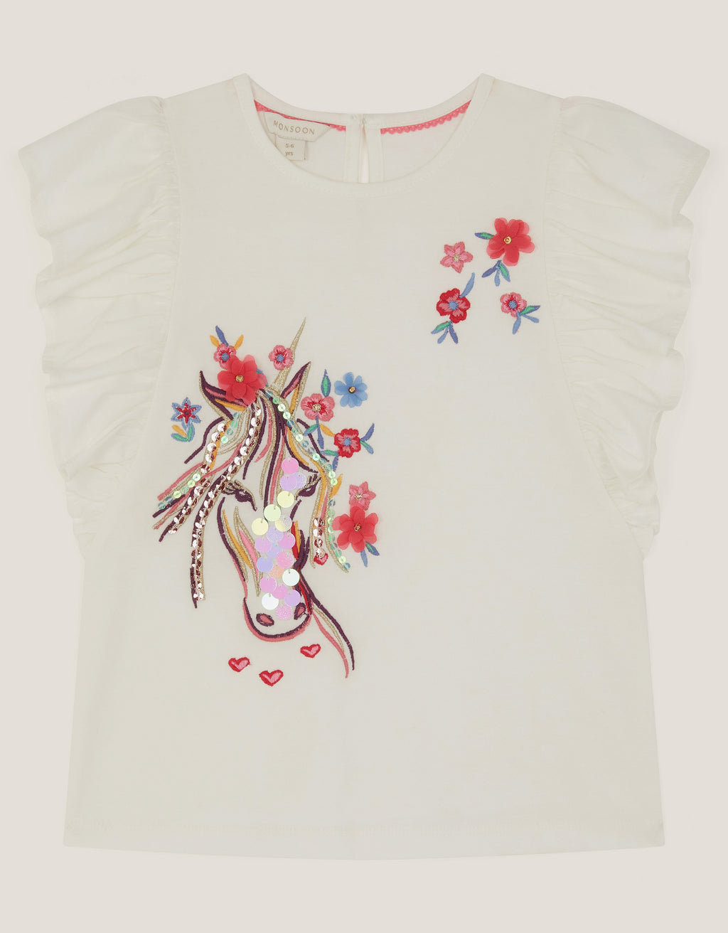 MAJICA - SS UNICORN FRILL TEE