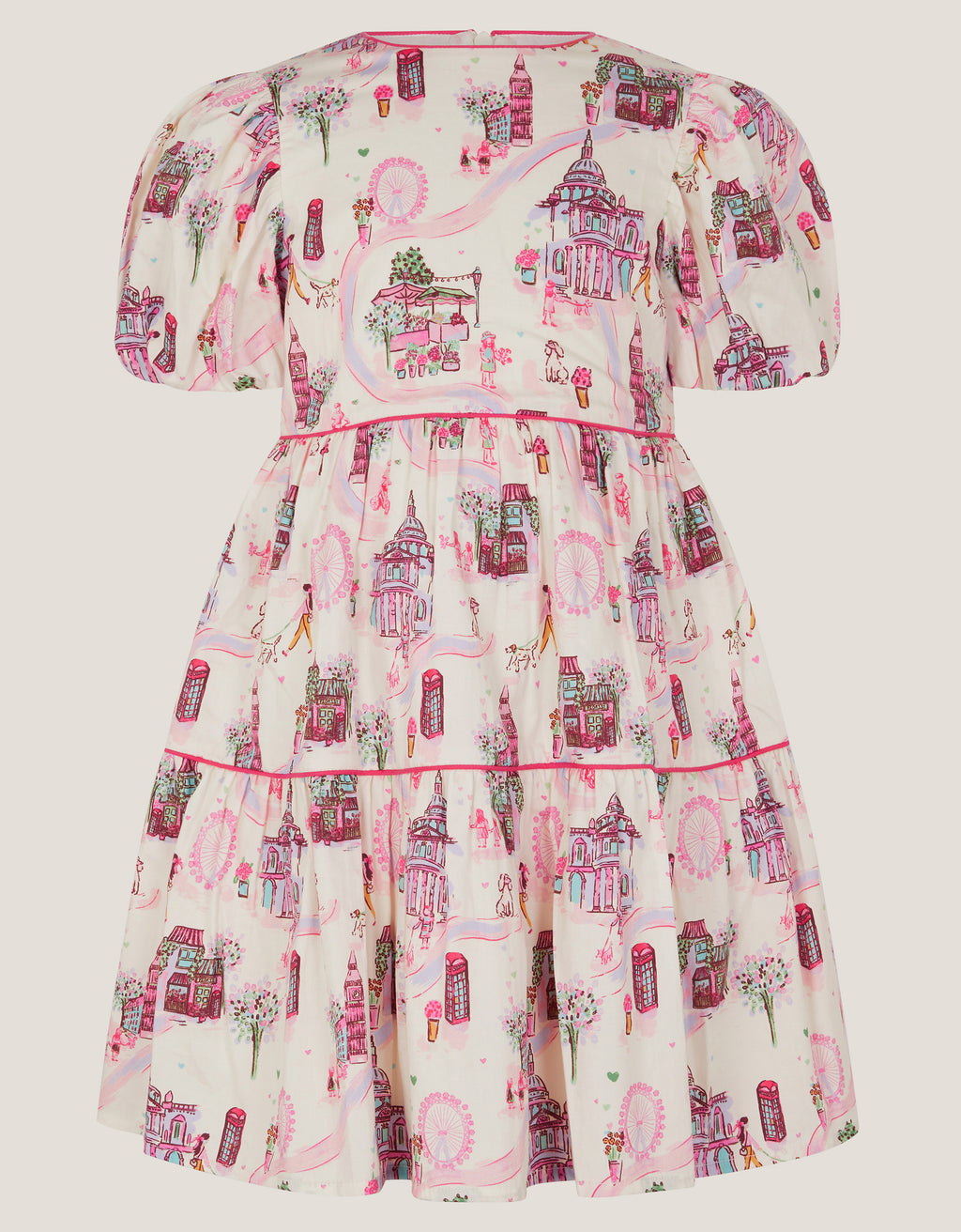 HALJINA - LONDON PRINT AOP DRESS