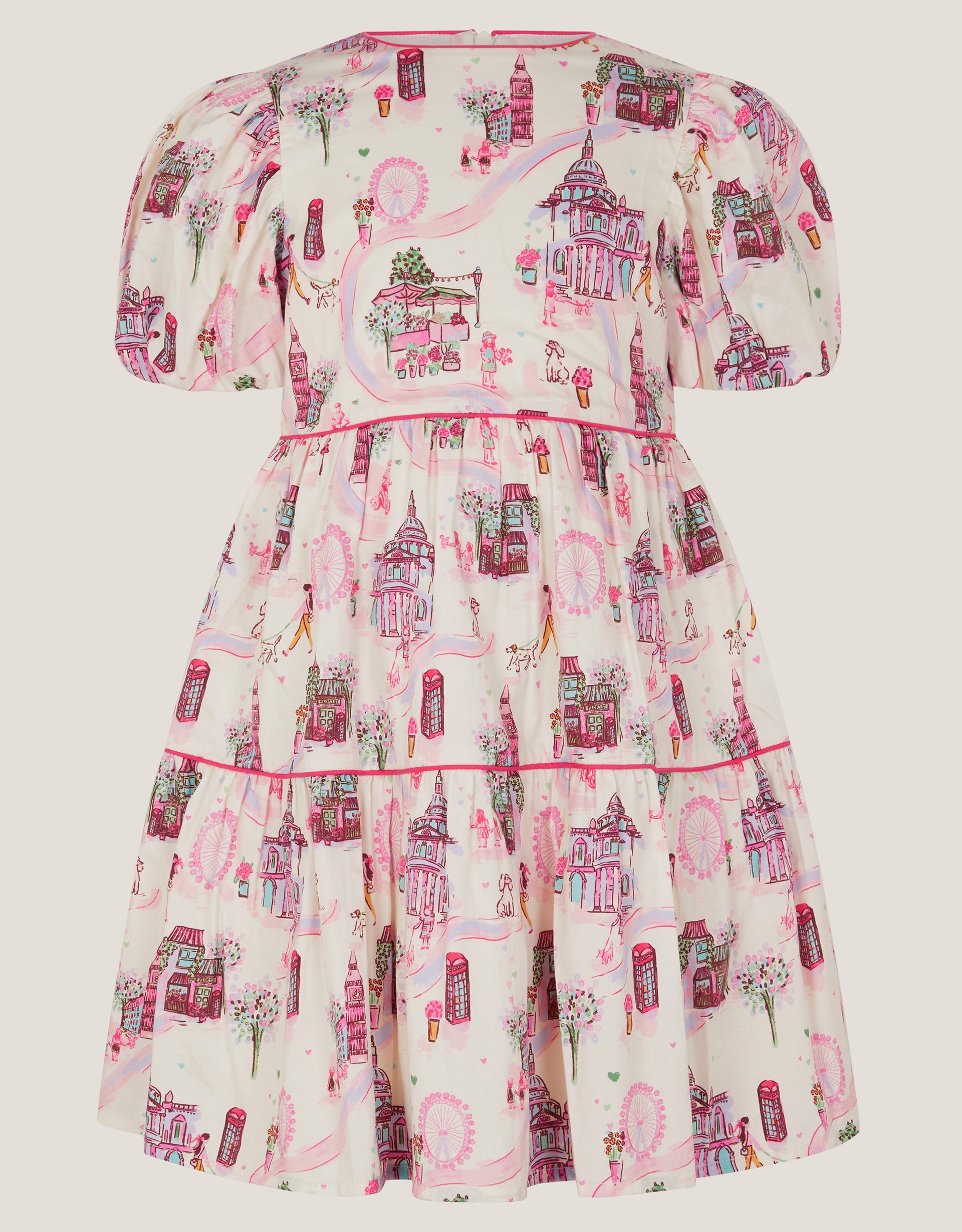 HALJINA - LONDON PRINT AOP DRESS