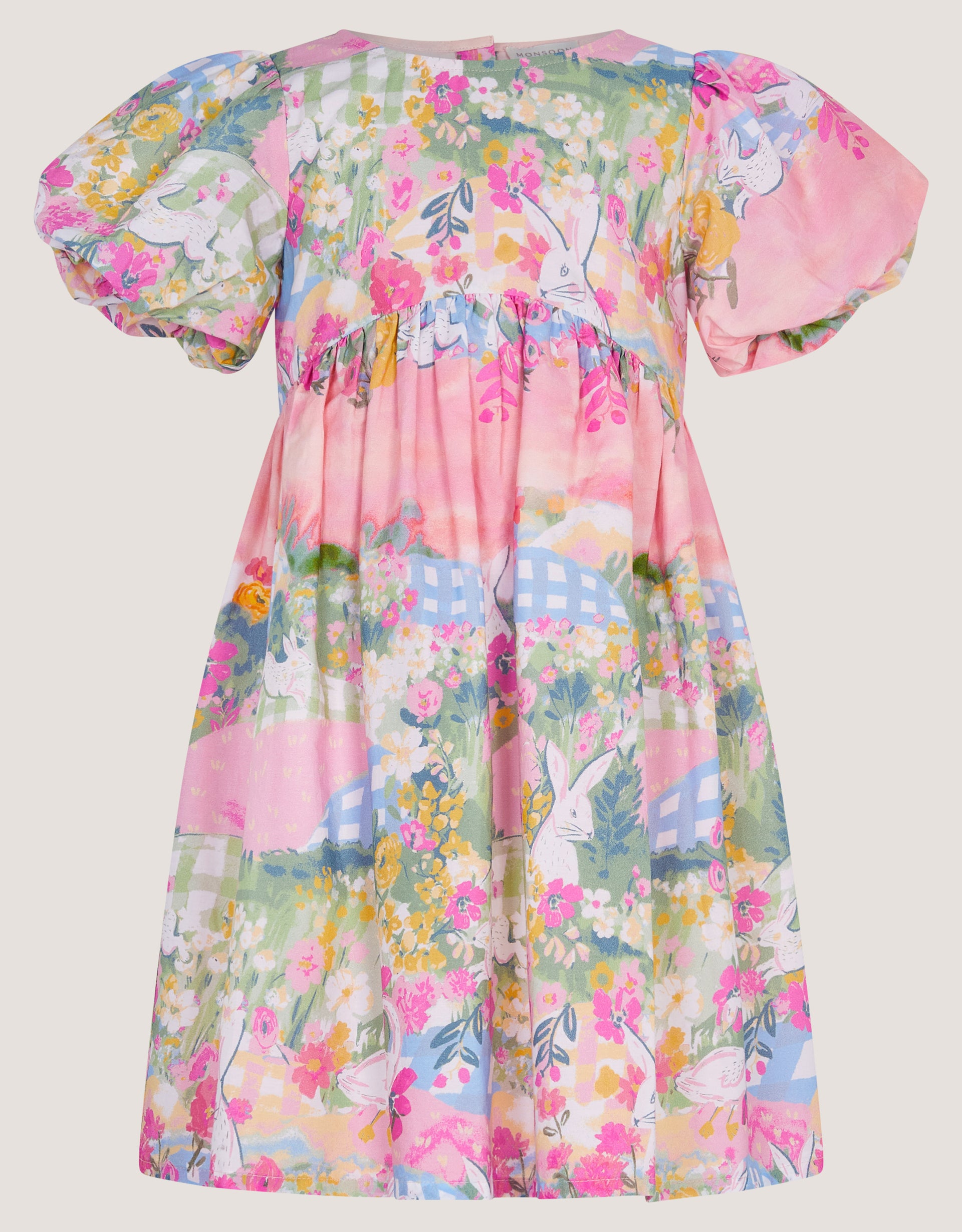 HALJINA - BUNNY SCENE POPLIN DRESS