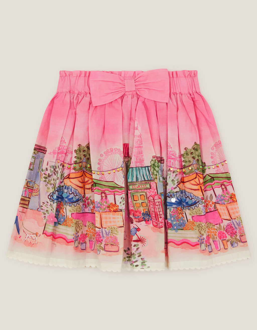 SUKNJA - LONDON PRINT SCENE SKIRT
