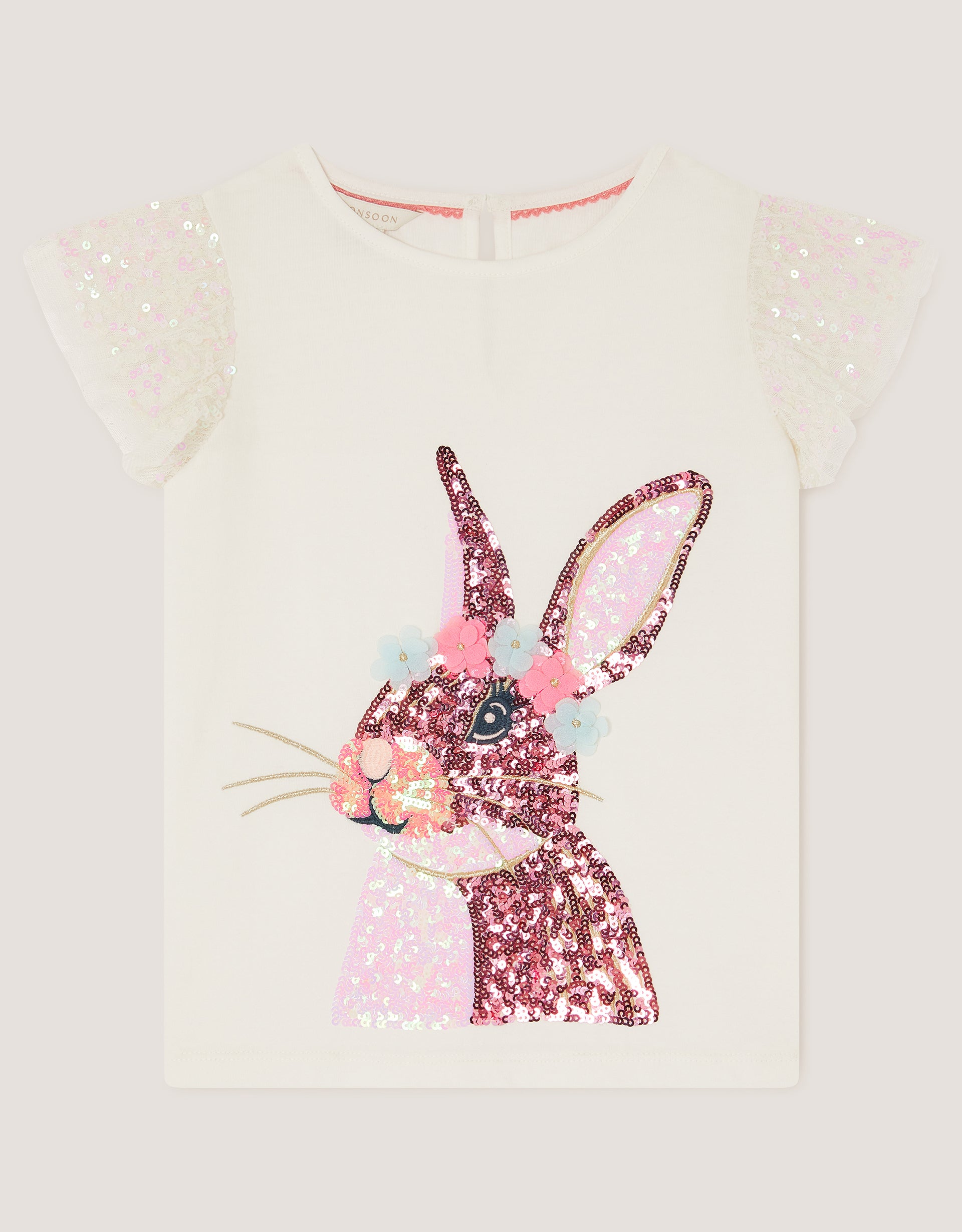 MAJICA - SS SEQUIN BUNNY TEE