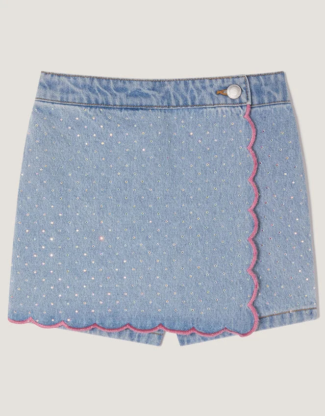 ŠORTS - DENIM HEATSEAL SCAL SKORT