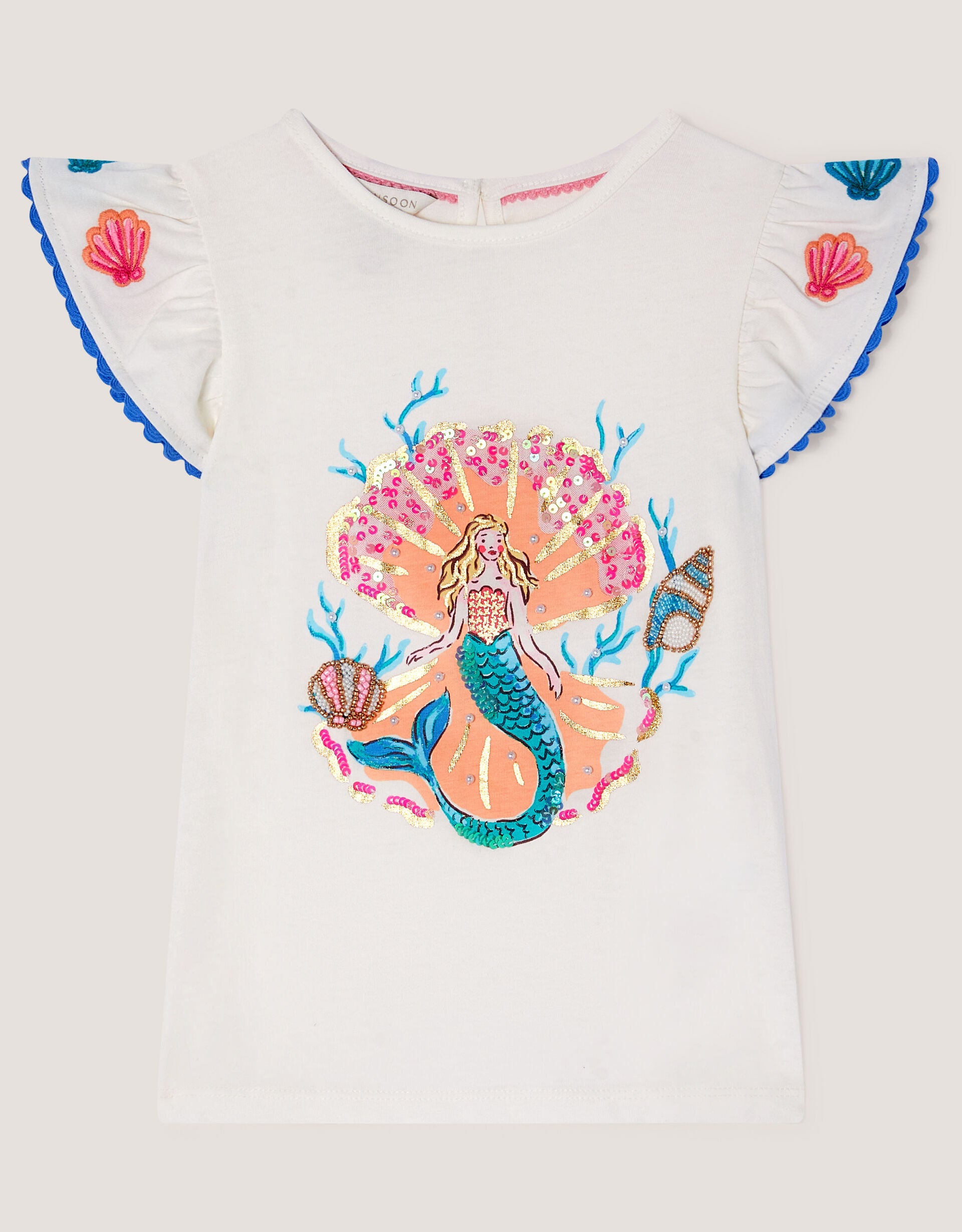 MAJICA - SS MERMAID BEADED TSHIRT