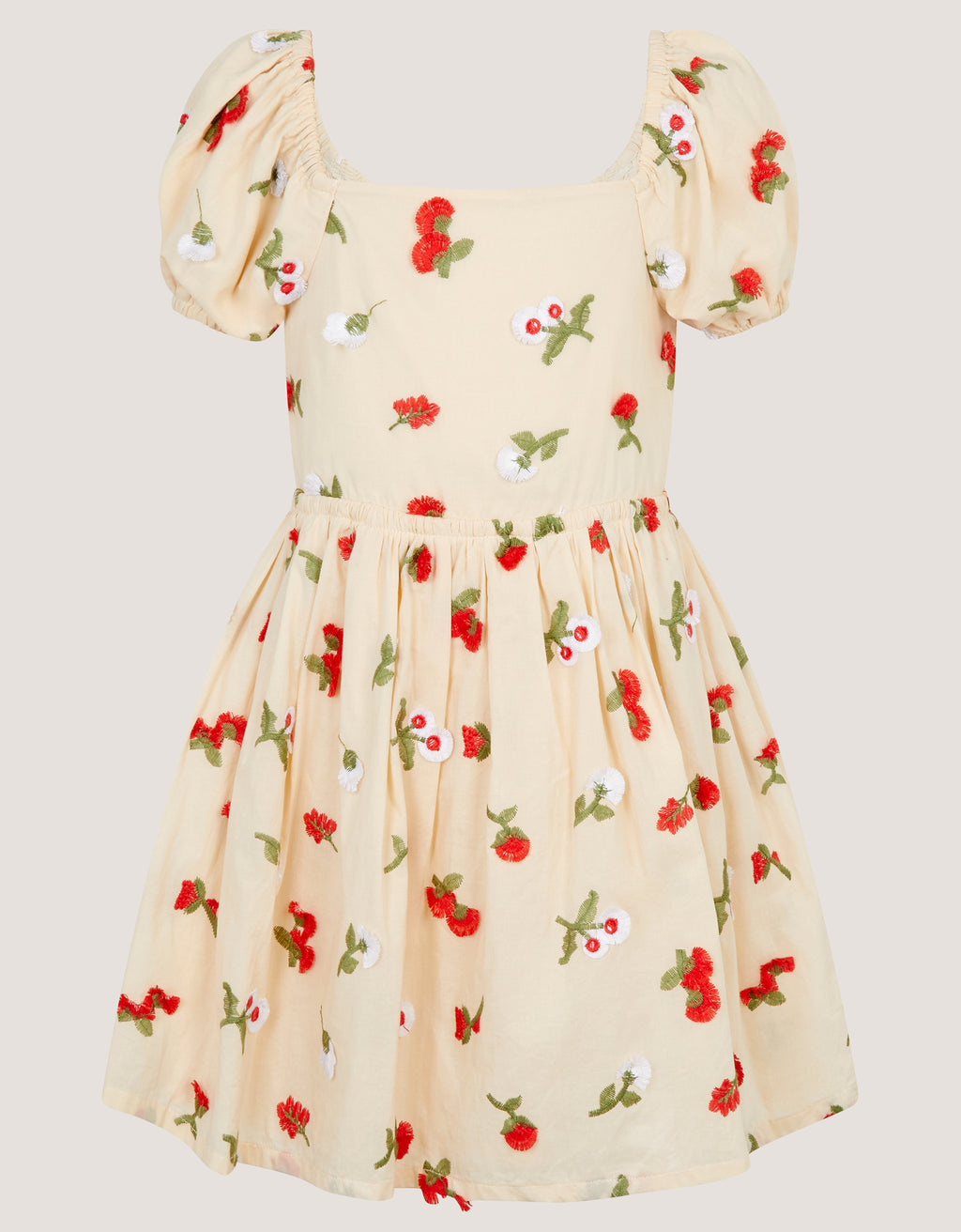 HALJINA - STRWBRY 3D FLWR BOW DRESS