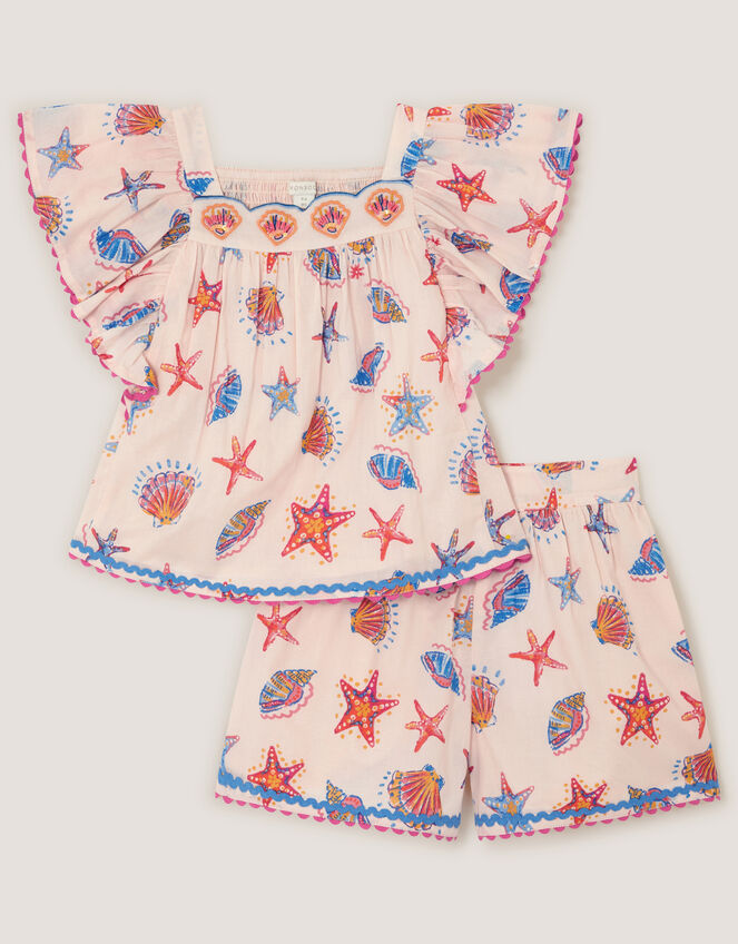 SET - SHELL AOP BLOUSE/ SHORT S