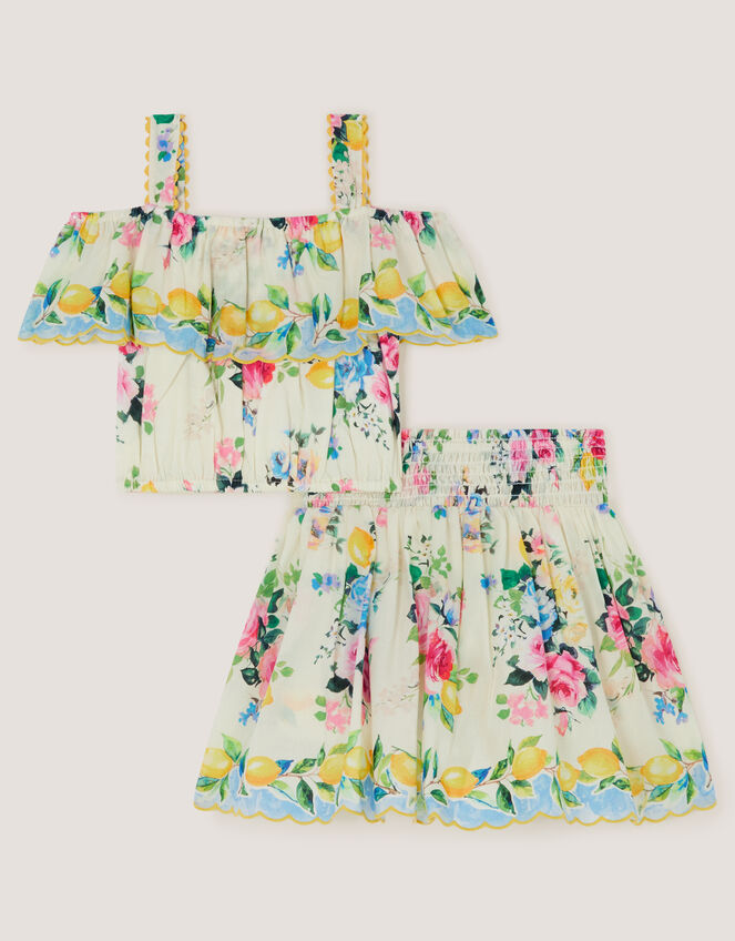 SET - LEMN AMLFI ROSE SKORT SET