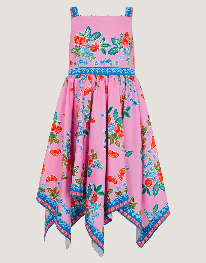 HALJINA - ORIANA SCARF HANKY DRESS