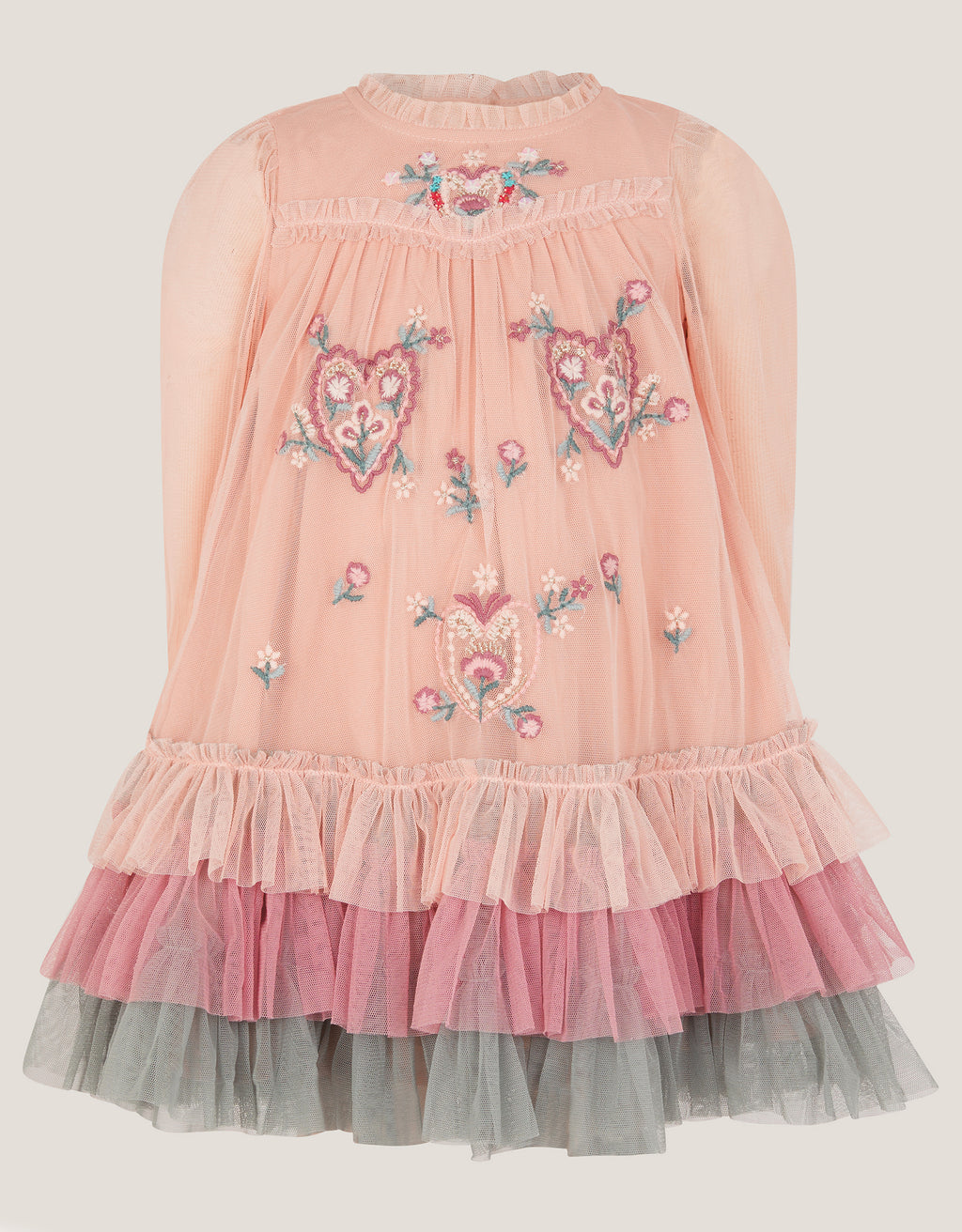 HALJINA - BABY FLORAL TRAPEZE DRESS