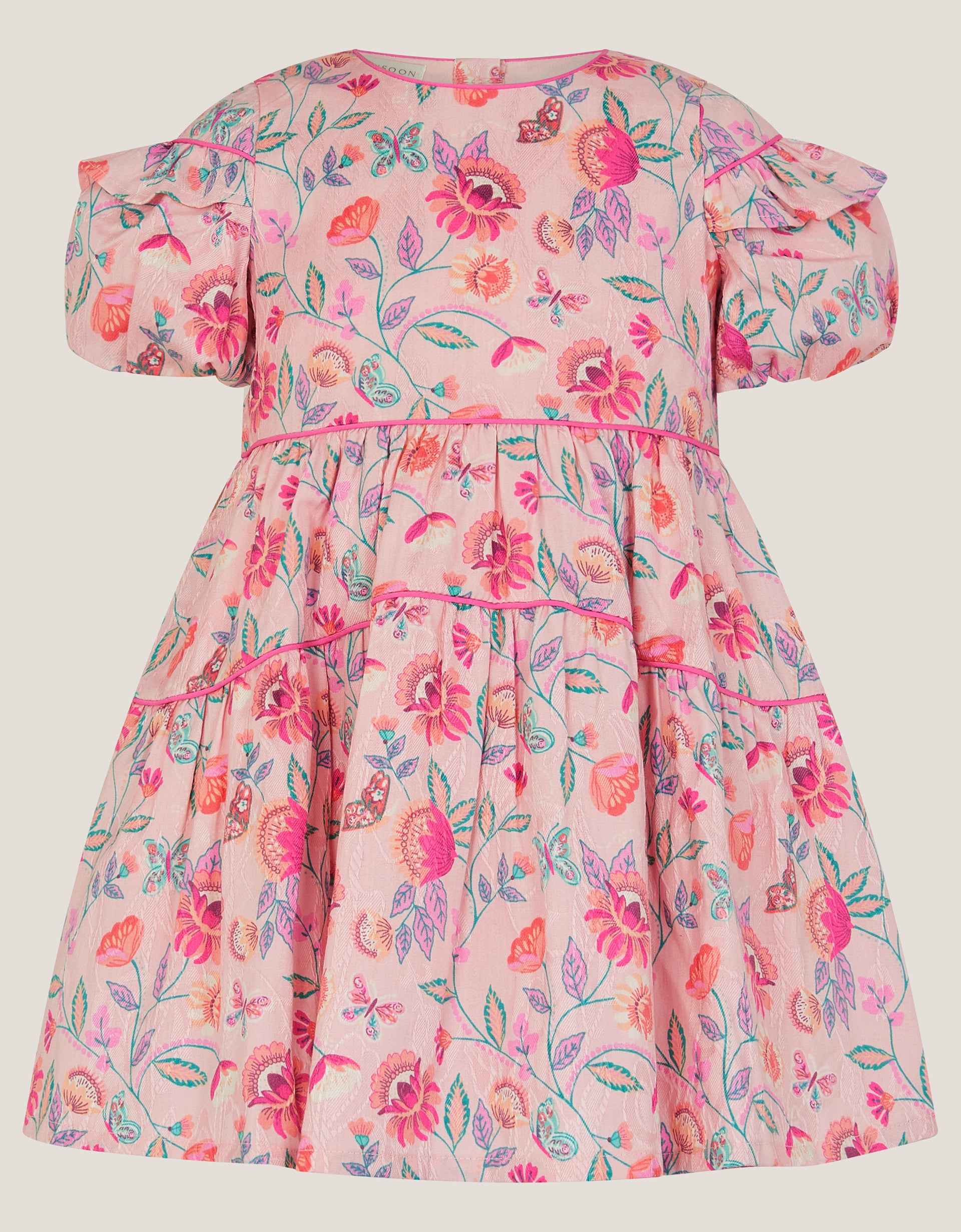 HALJINA - BBY FLORAL JACQUARD DRESS
