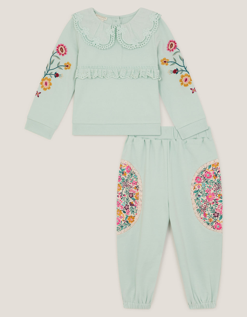 SET - BBY SAGE SWEAT TOP/JOGGER