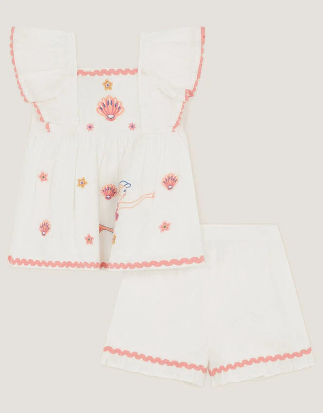SET - BBY MERMAID BLOUSE/SHORT