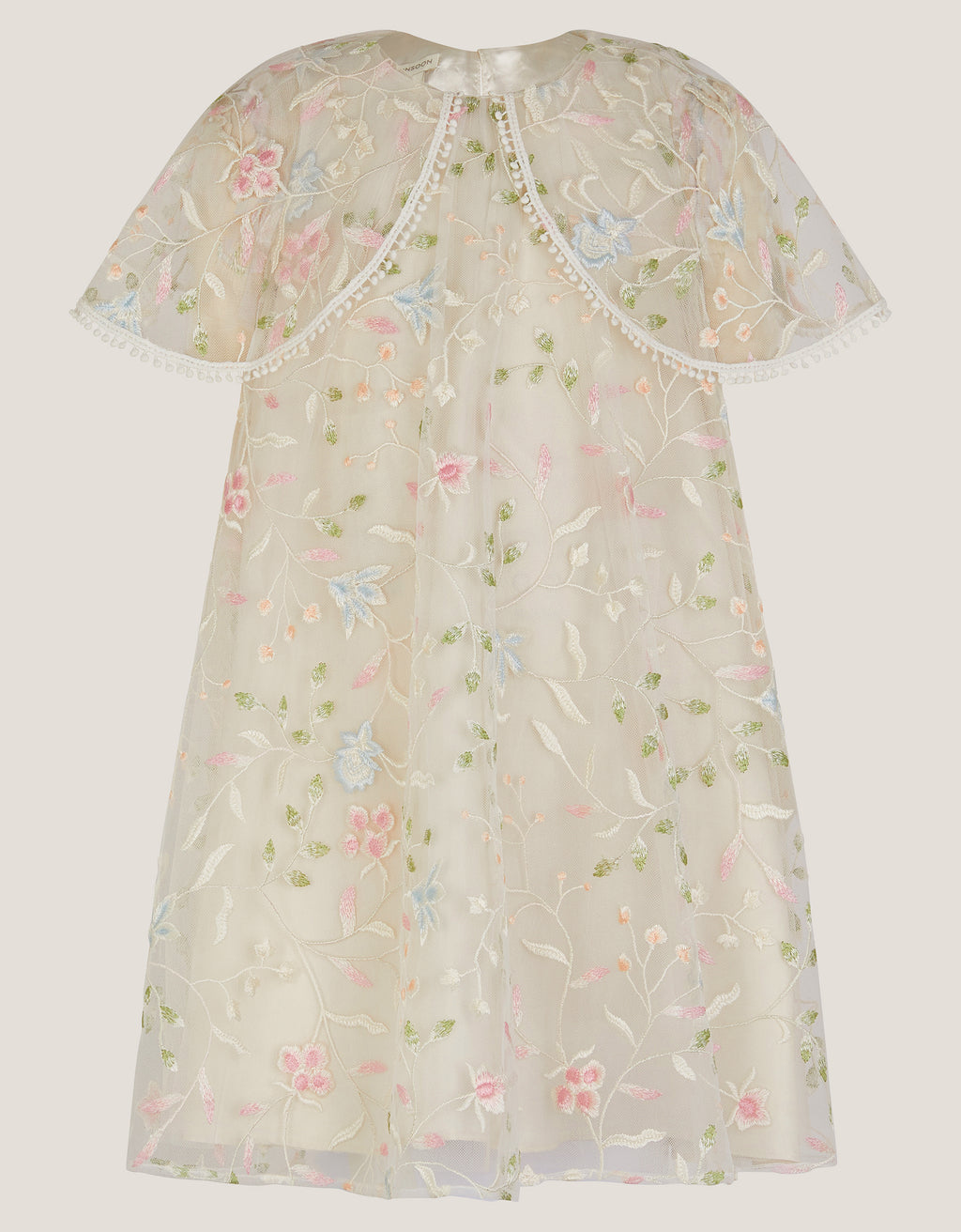 HALJINA - SWING BORDEAUX EMB DRESS