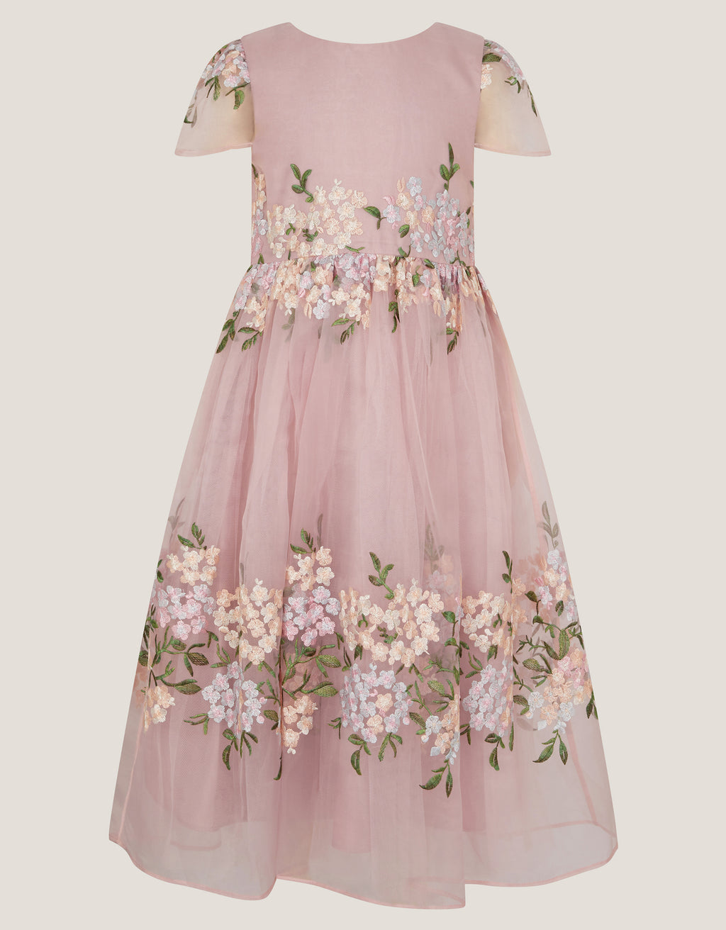 HALJINA - HYDRANGEA EMB ORG DRESS