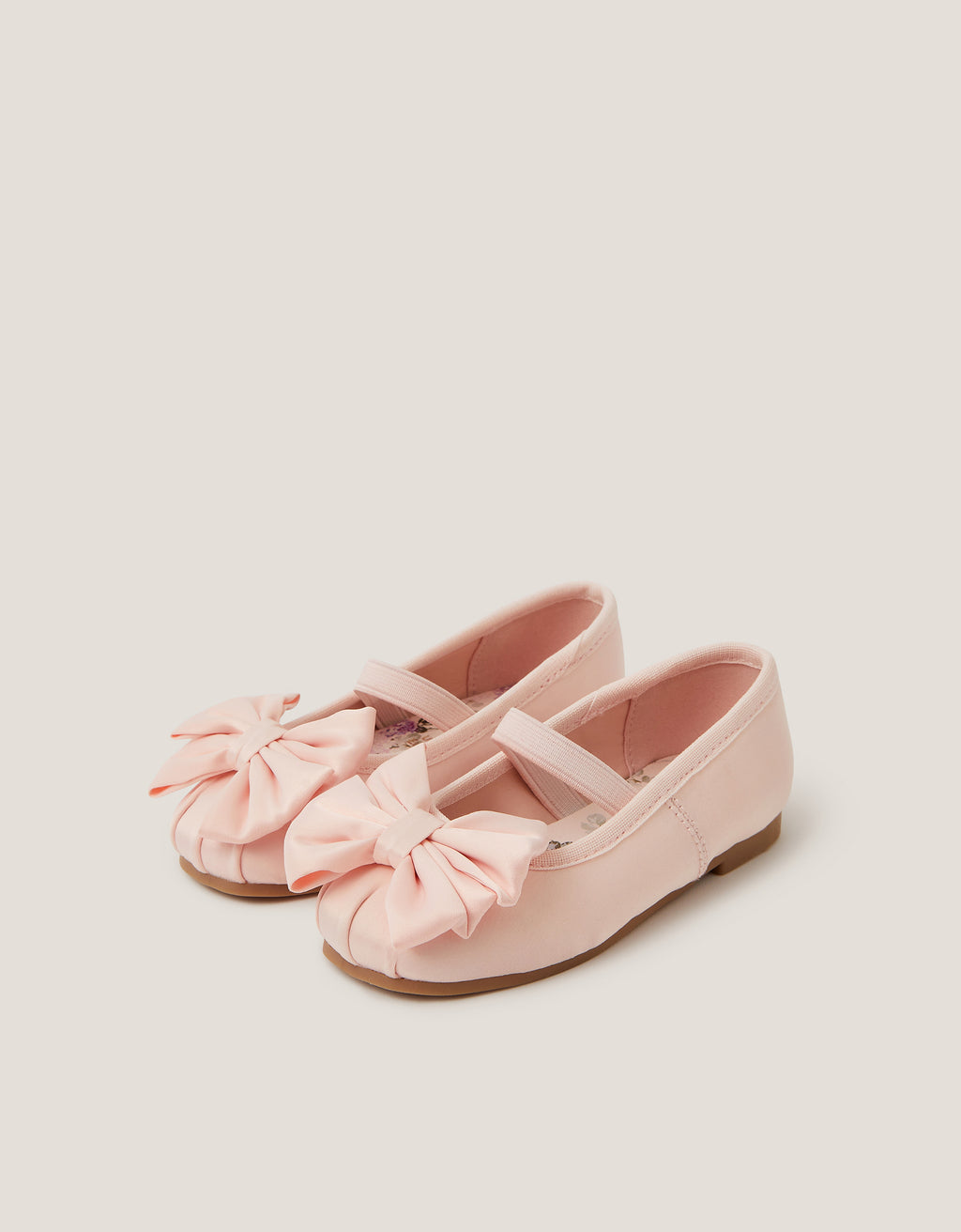CIPELE - BABY PINK BOW SATIN WALKR