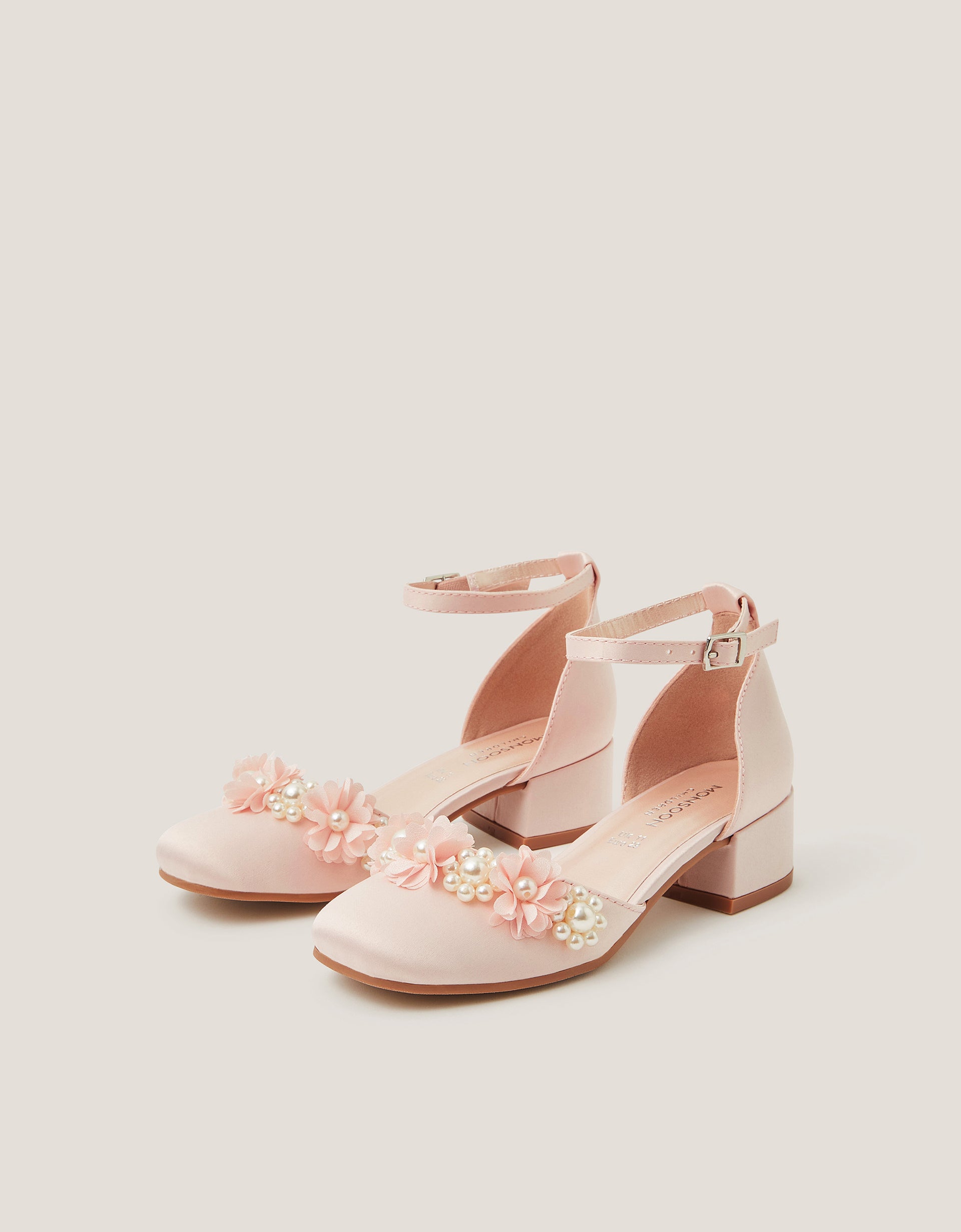 CIPELE - PEARLY POM FLOWER HEEL