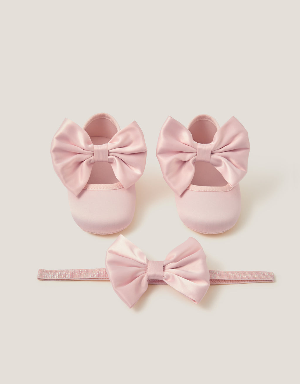 SET CIPELE I TRAKA ZA KOSU - BABY BOW BOOTIE & BANDO