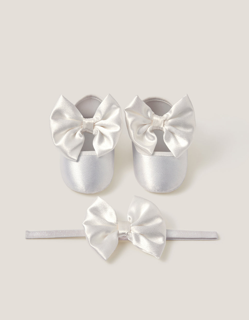SET CIPELE I TRAKA ZA KOSU - BABY BOW BOOTIE & BANDO