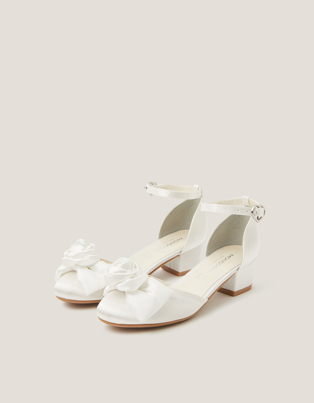 CIPELE - IVORY ROSETTE BOW 2 PART