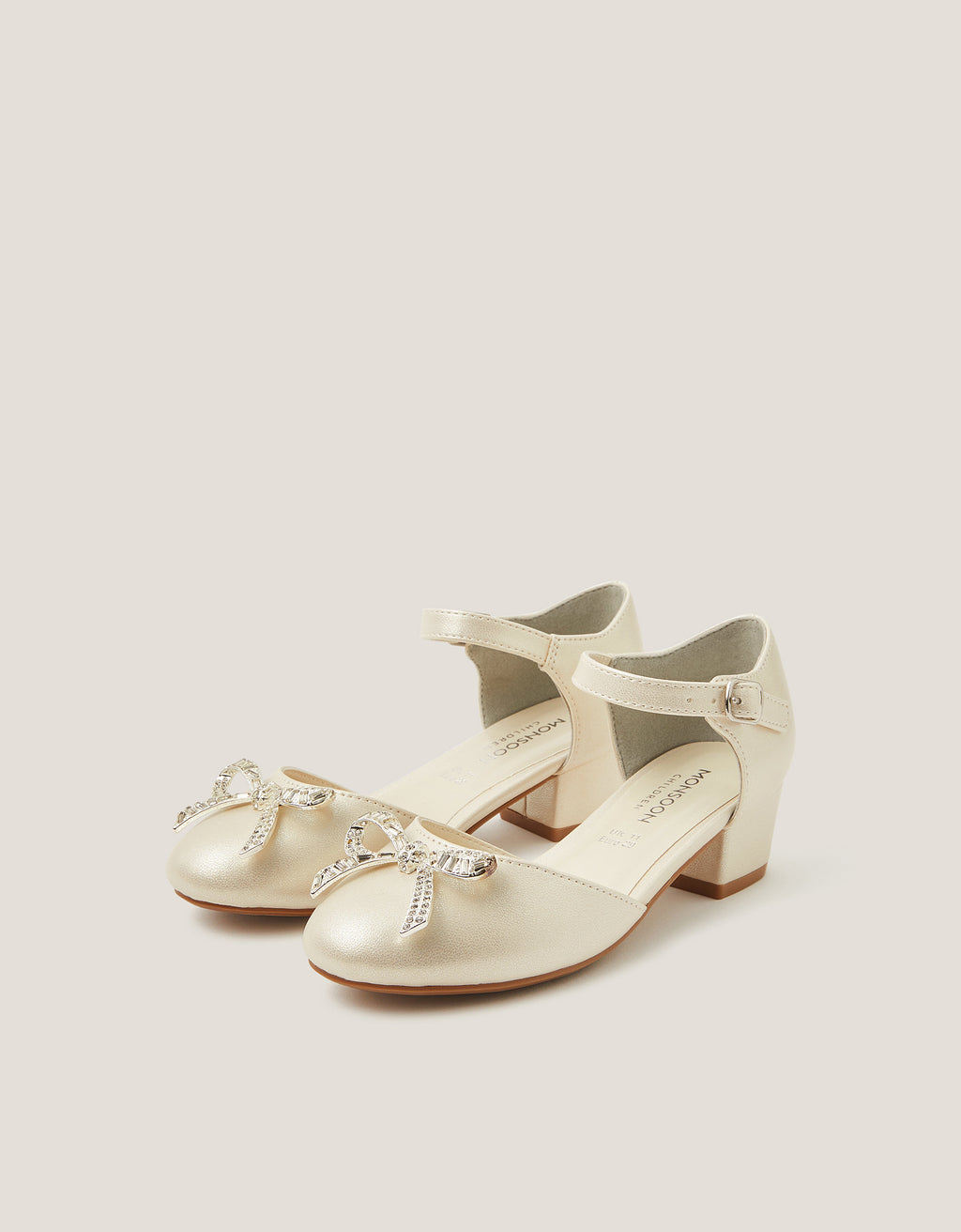 CIPELE - SILVER BOW GEM 2PT HEEL