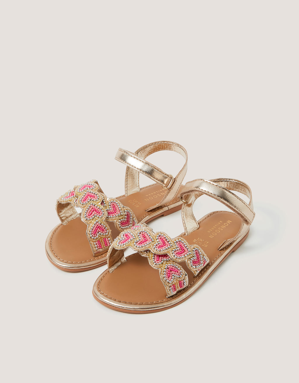 SANDALE - HEART BEADED SANDAL