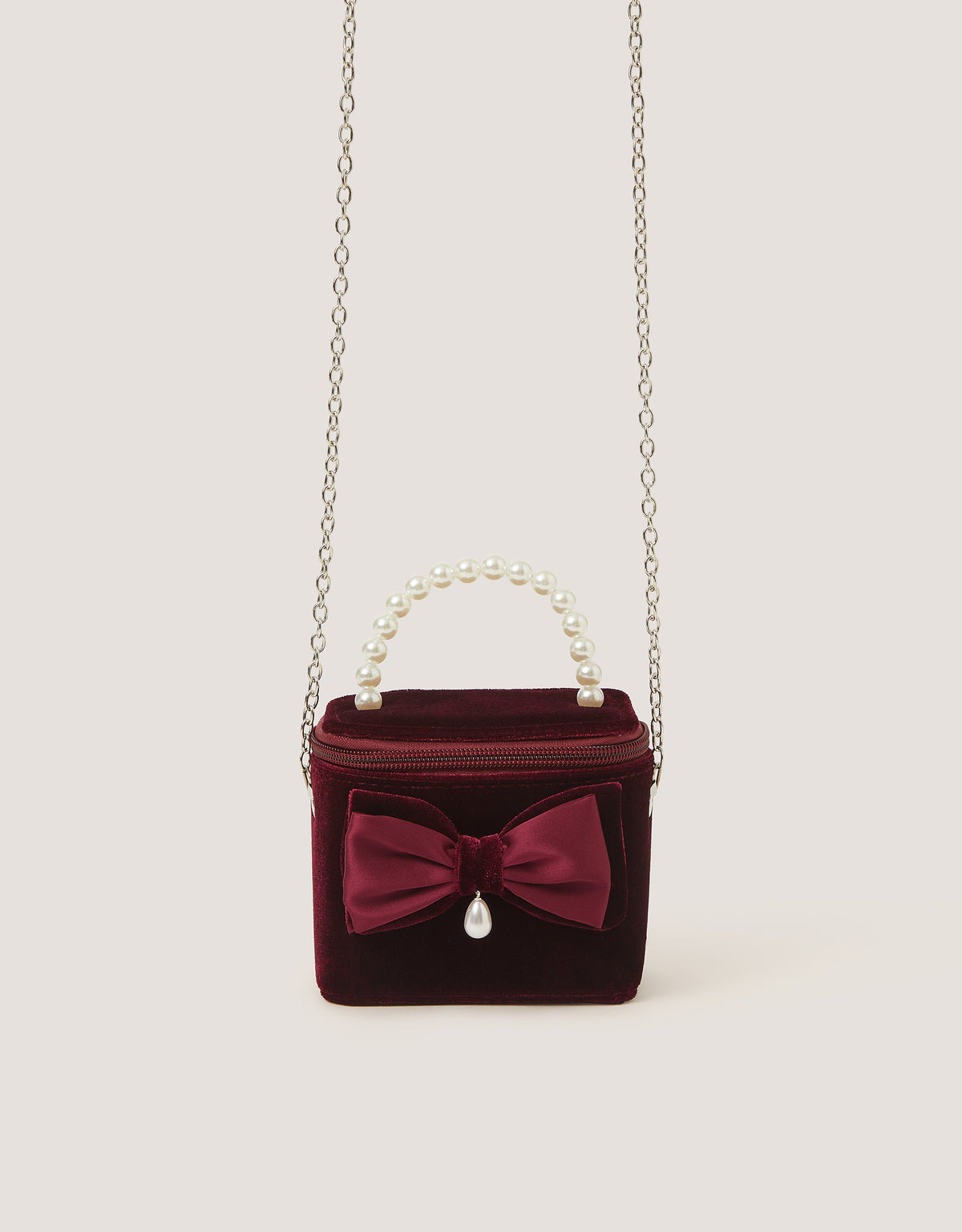TORBA - VELVET BOW CASE BAG