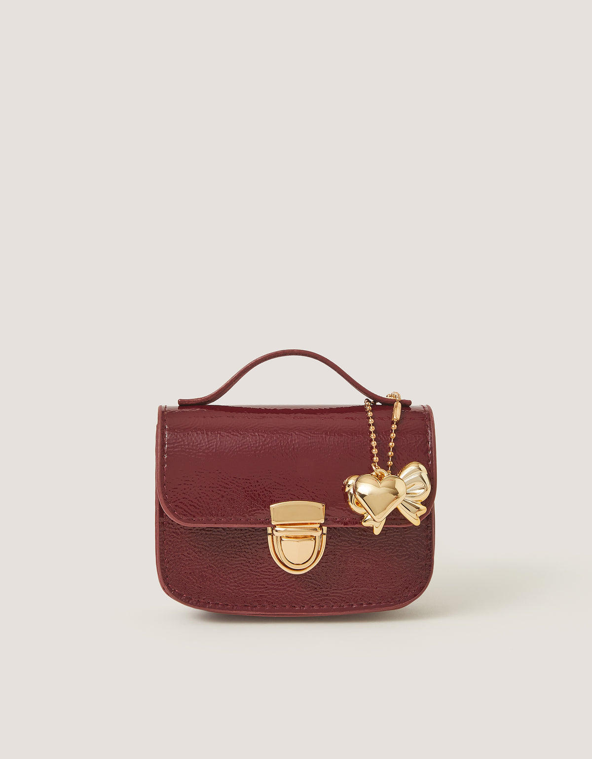 TORBA - PATENT MINI SATCHEL