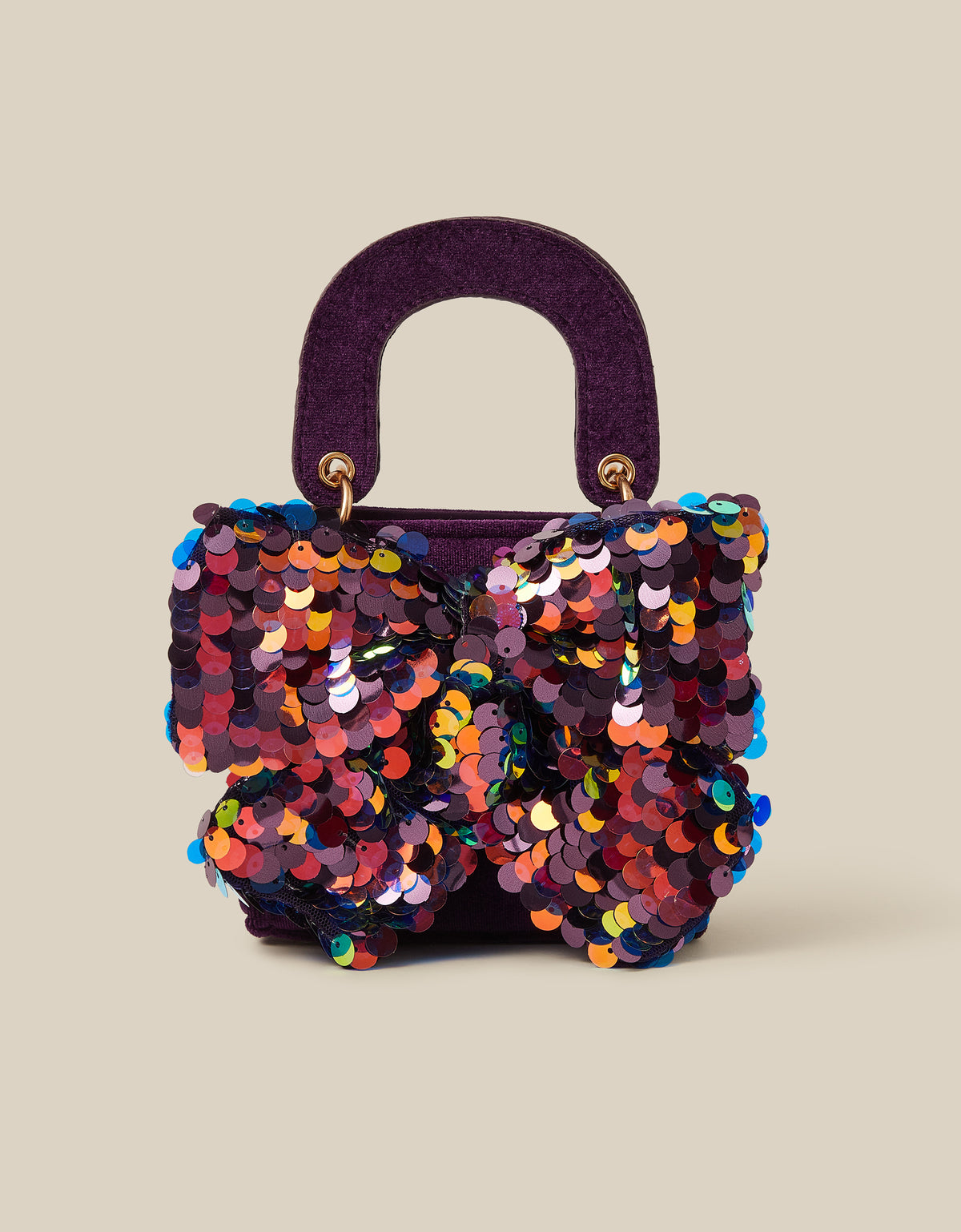 TORBA - SHERBERT SEQUIN BOW TOTE