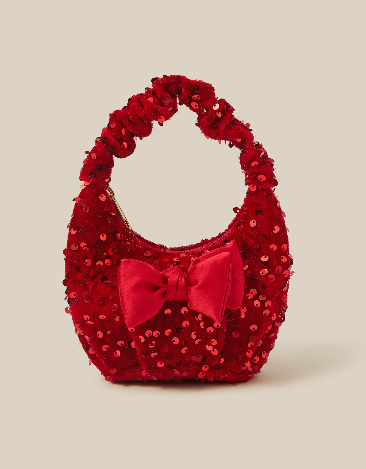 TORBA - SEQUIN VELVET SLOUCH BAG