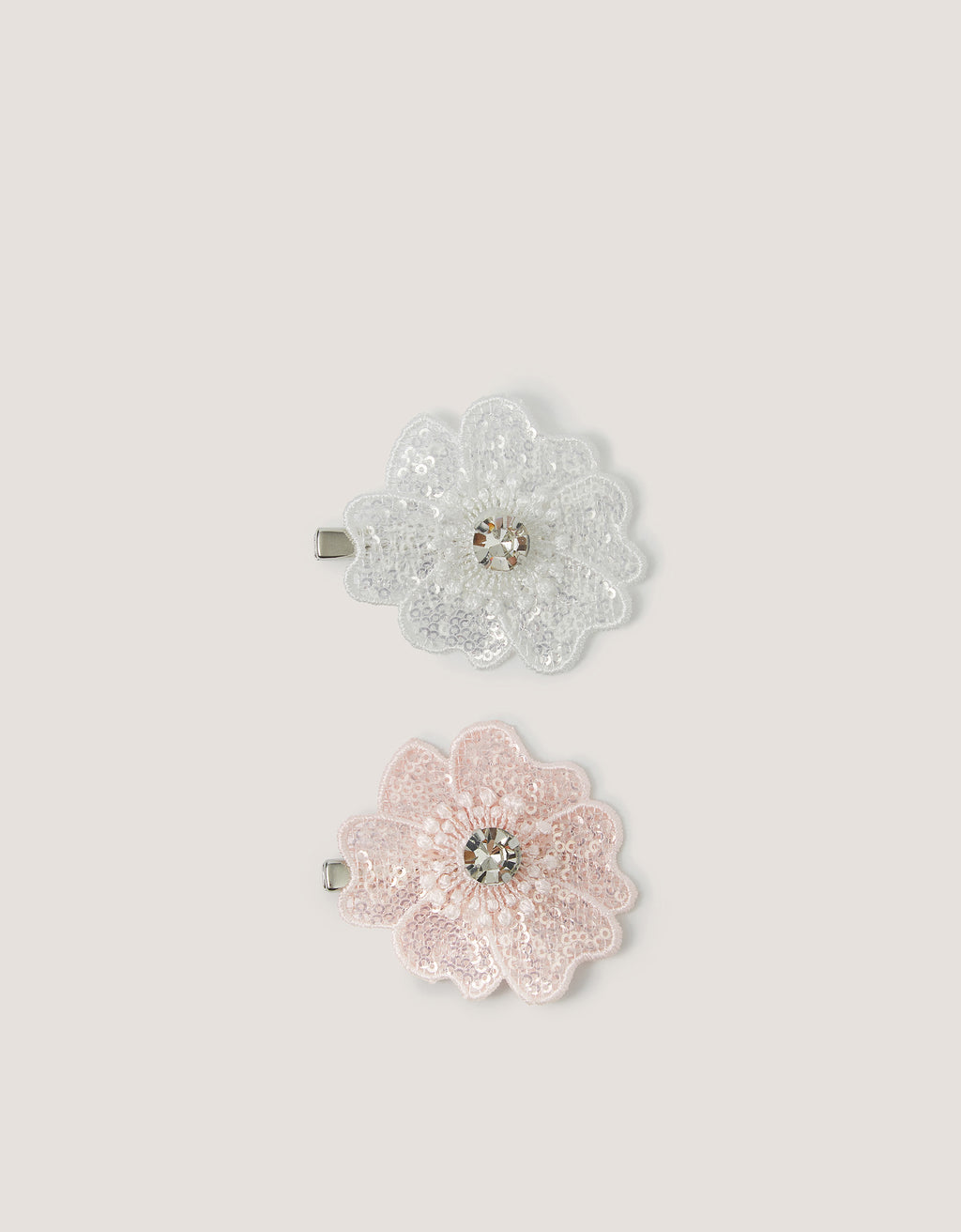 SET ŠNALA ZA KOSU - 2PK SEQUIN FLOWER CLIPS