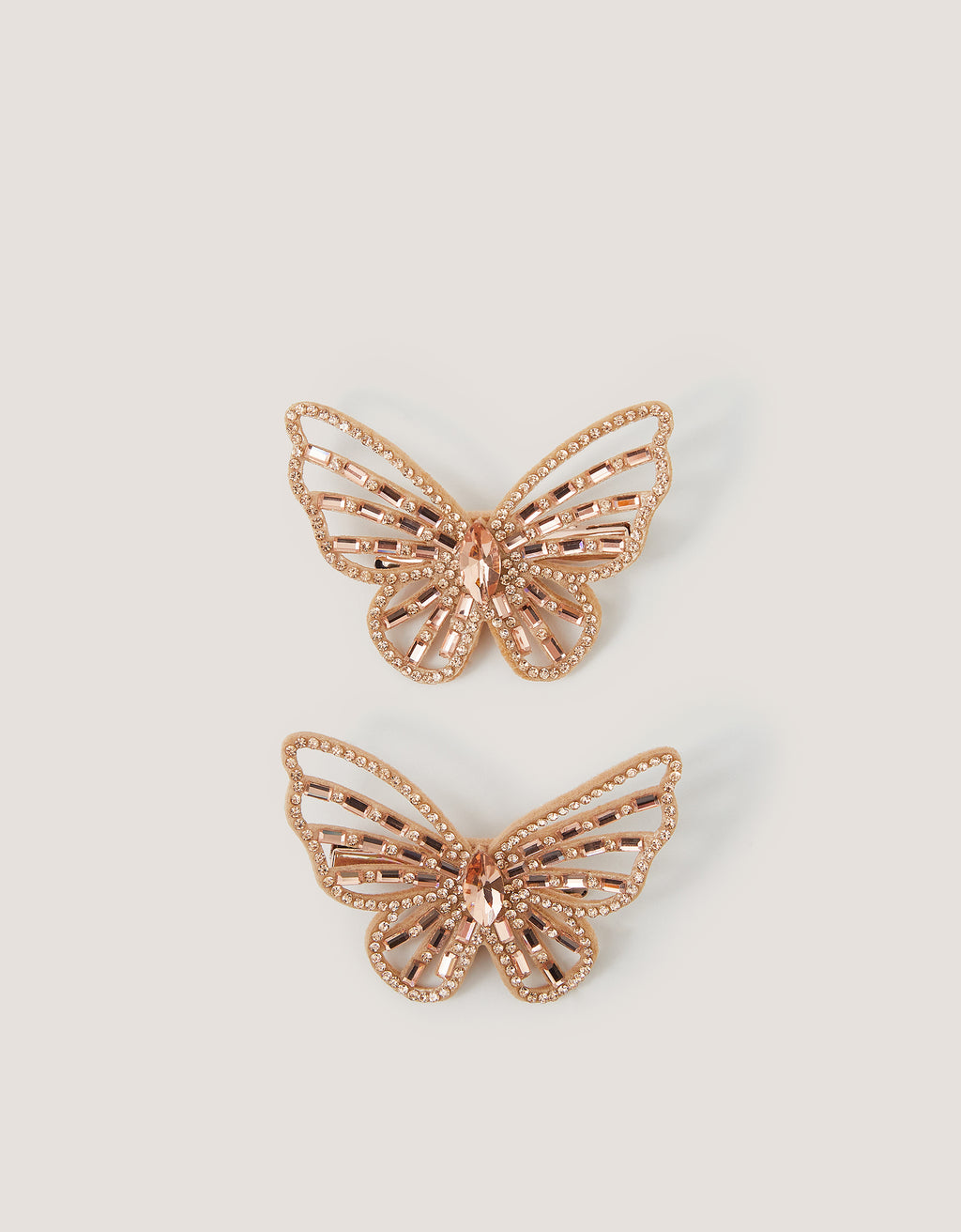 SET ŠNALA ZA KOSU - 2PK SPARKLE BTRFLY CLIPS