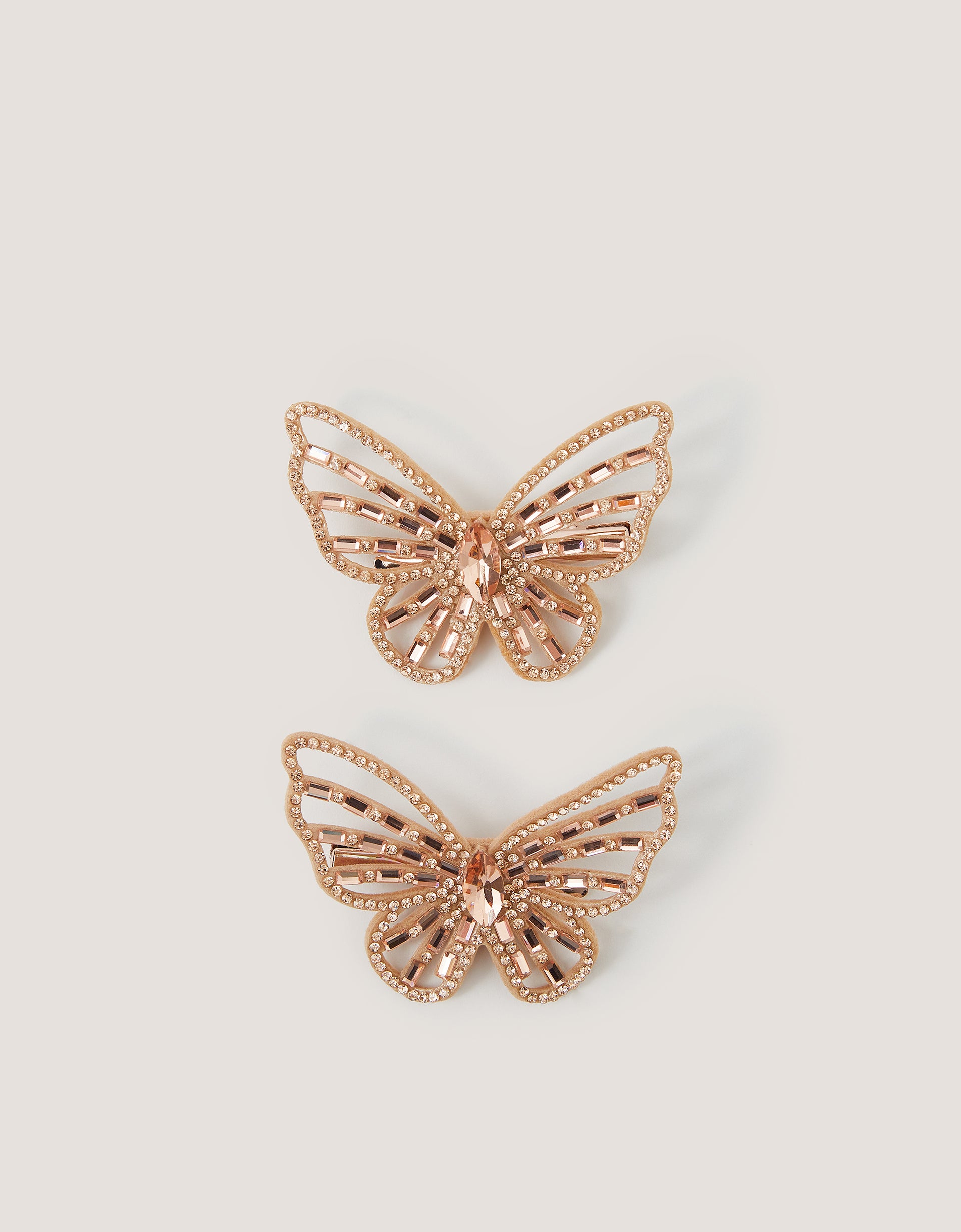 SET ŠNALA ZA KOSU - 2PK SPARKLE BTRFLY CLIPS