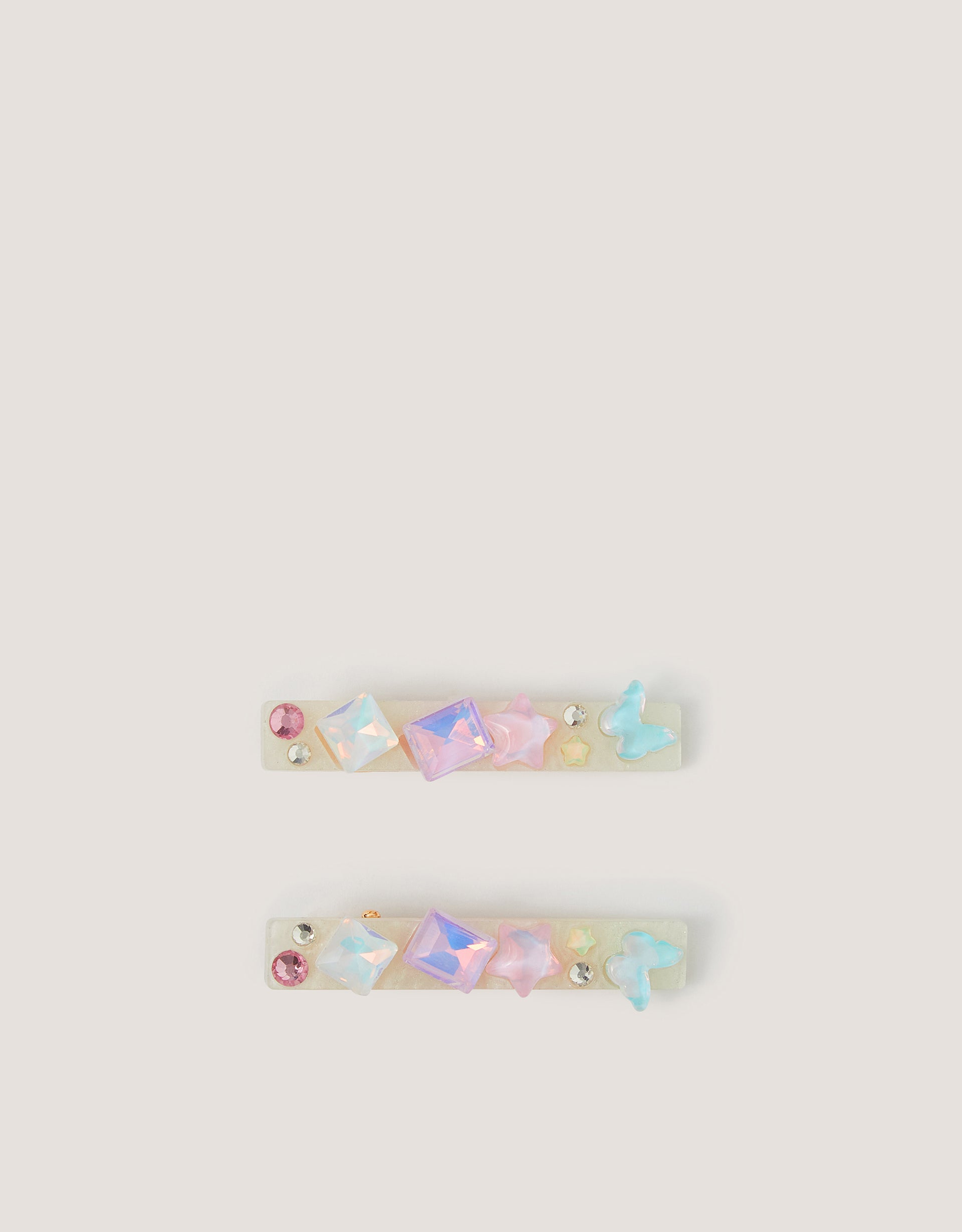 SET ŠNALA ZA KOSU - 2PK RAINBOW COSMIC CLIPS