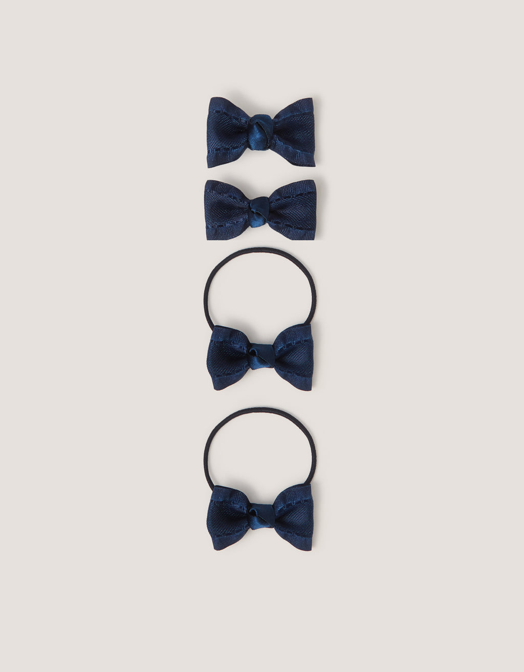 SET AKSESOARA - SCHOOL RUFLE BOW HAIR SET