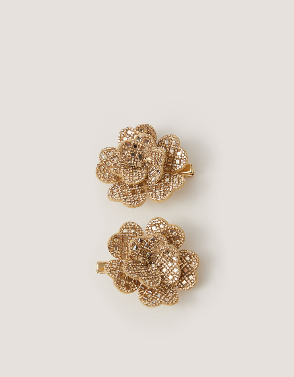 SET ŠNALA ZA KOSU - 2PK DAZZLE FLOWER CLIPS