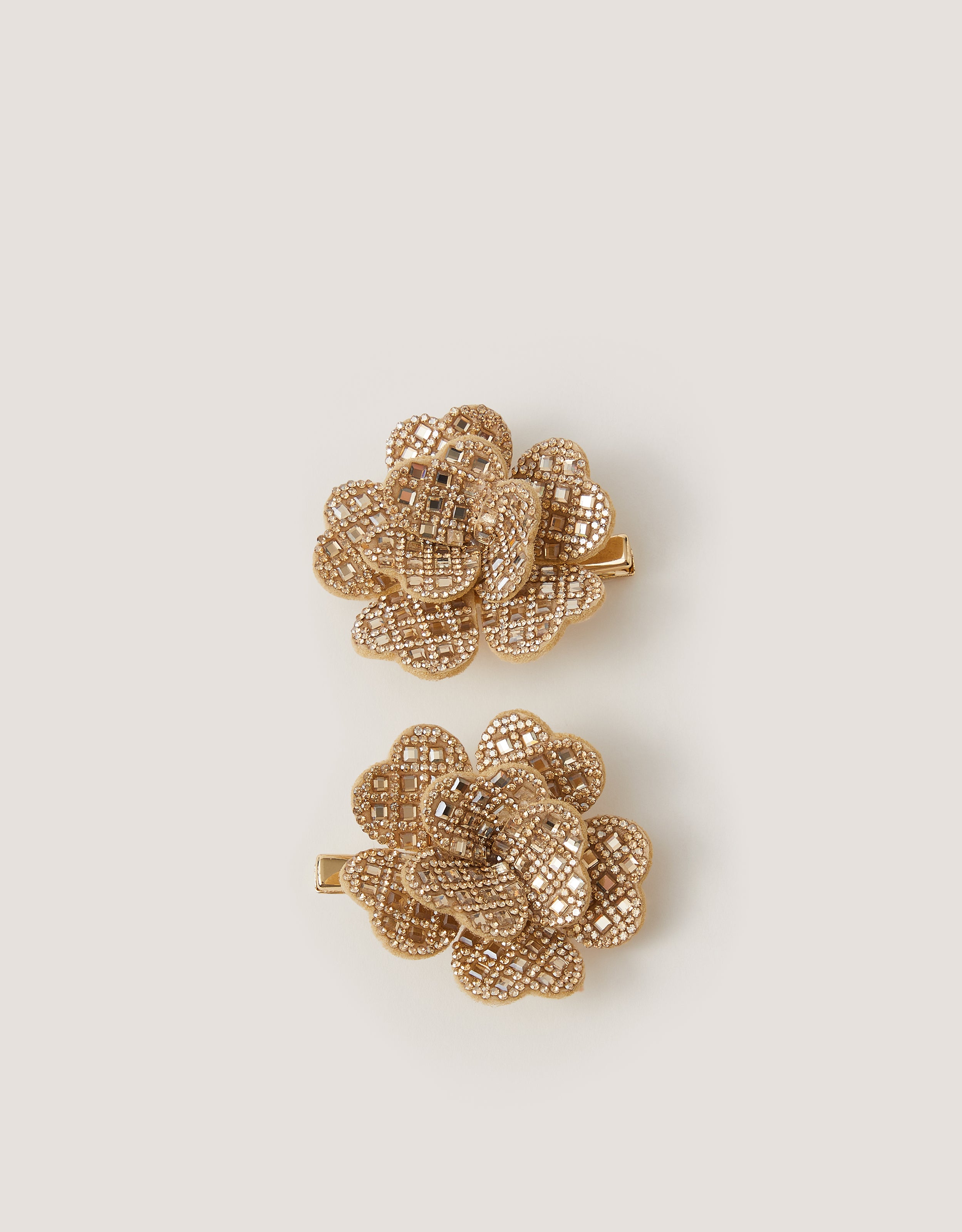 SET ŠNALA ZA KOSU - 2PK DAZZLE FLOWER CLIPS