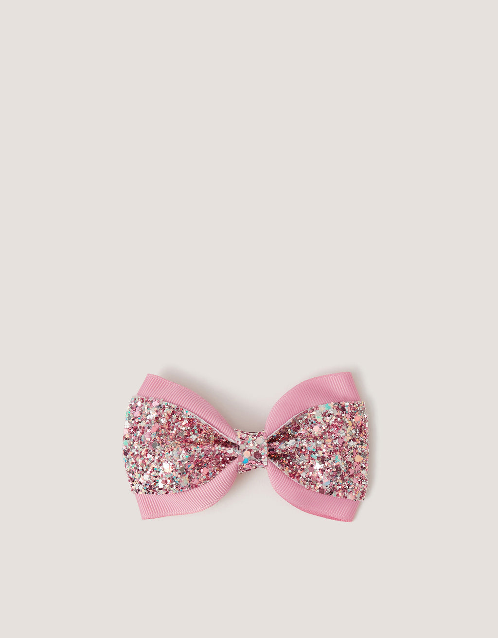 ŠNALA ZA KOSU - GLITTER CONTRAST BOW CLIP