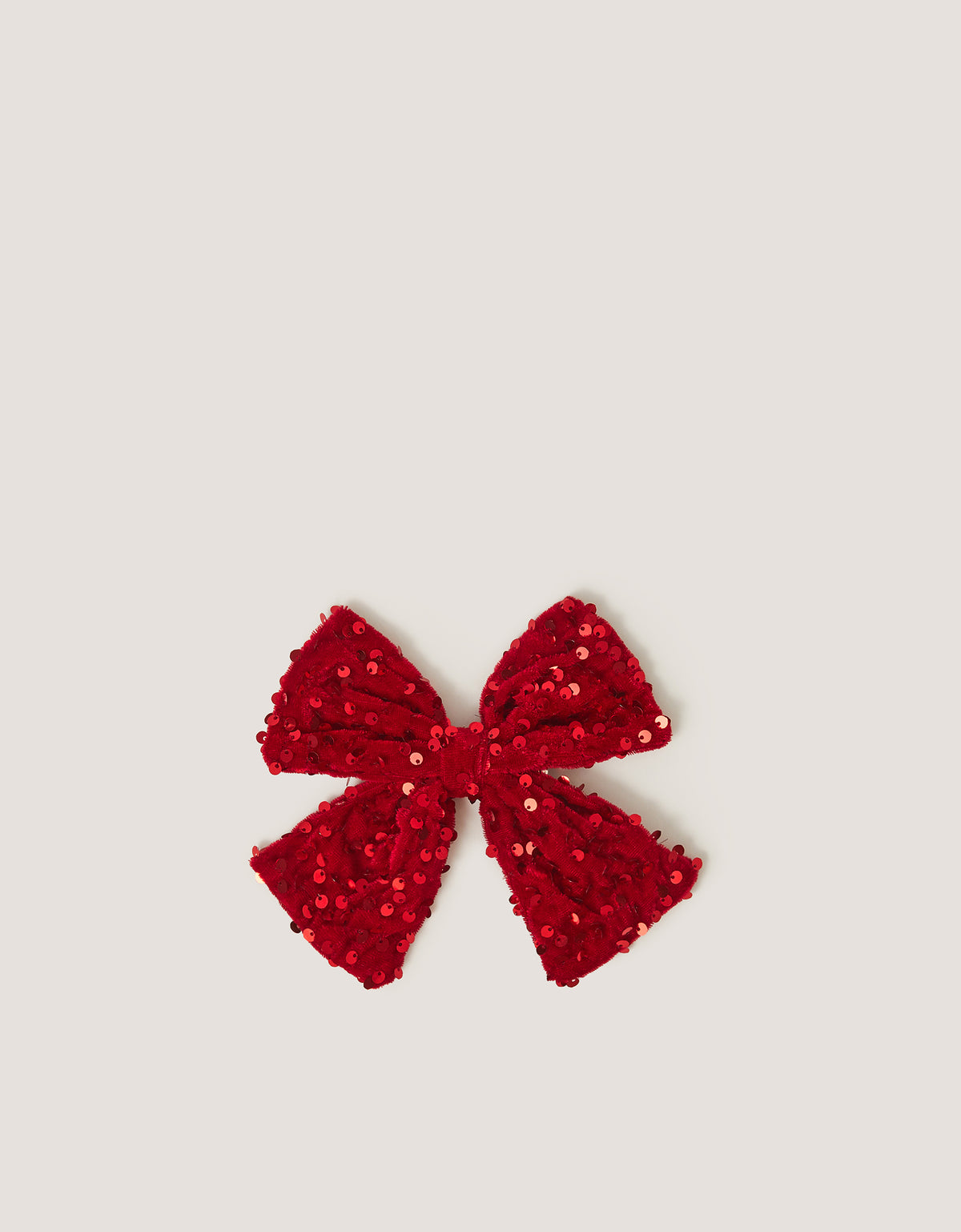 SNALA ZA KOSU - SEQUIN VELVET BOW CLIP
