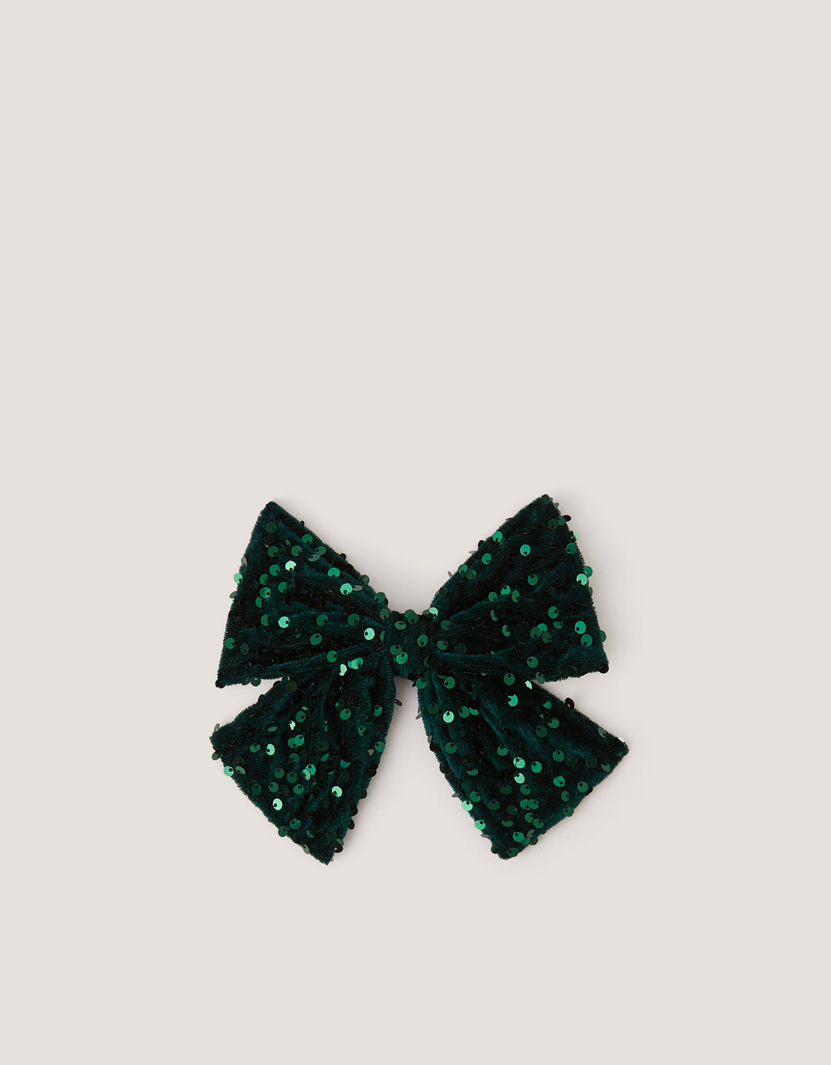 ŠNALA ZA KOSU - SEQUIN VELVET BOW CLIP