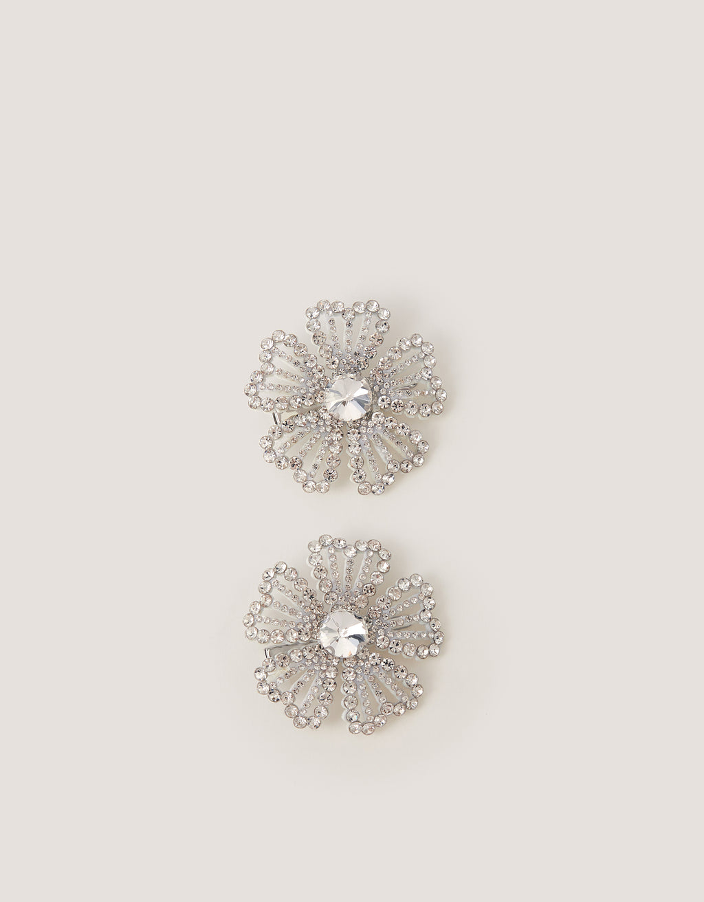 SET ŠNALA ZA KOSU - 2PK DAZZLE FLOWER CLIPS
