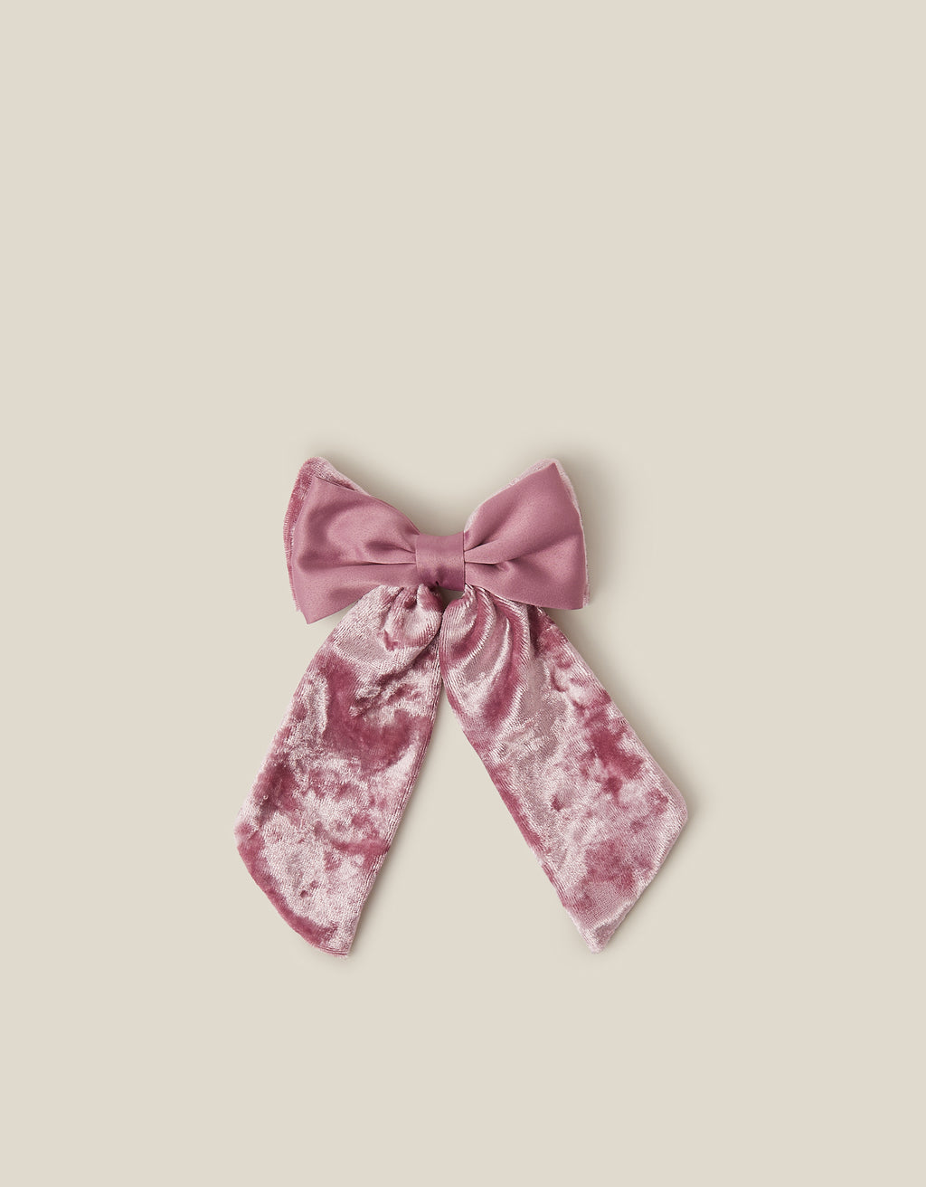 ŠNALA ZA KOSU - VELVET MIX BOW CLIP