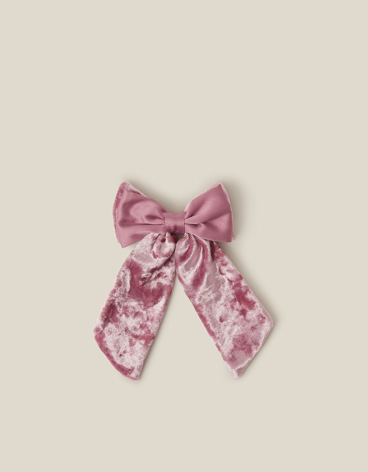 ŠNALA ZA KOSU - VELVET MIX BOW CLIP