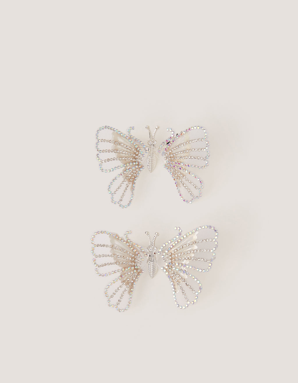SET ŠNALA ZA KOSU - 2PK SPRING BFLY CLIPS