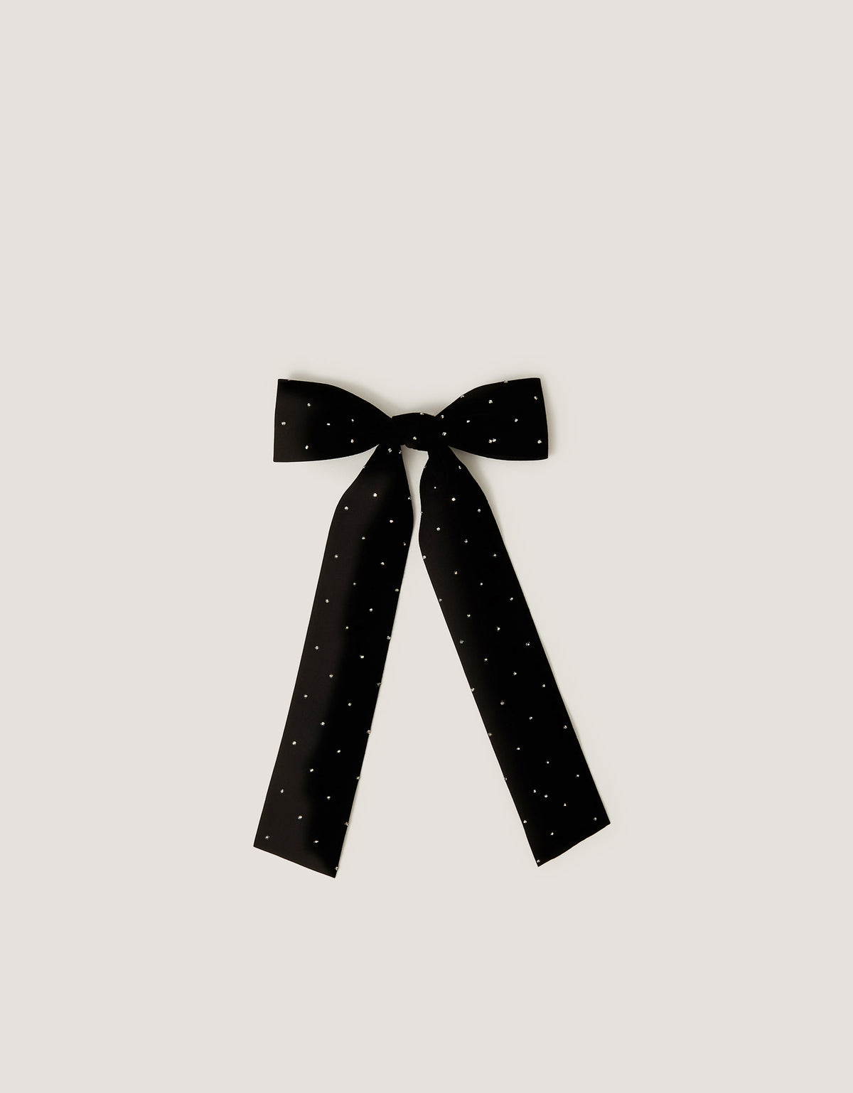 SNALA ZA KOSU - VELVET STUD BOW CLIP