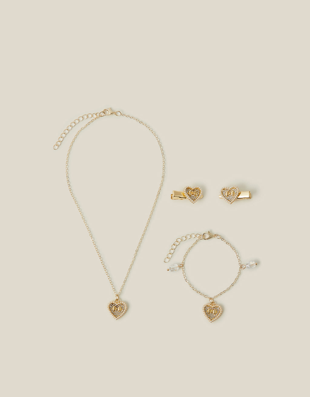 SET NAKITA - GRACEY HRT JEWLRY & HAIR
